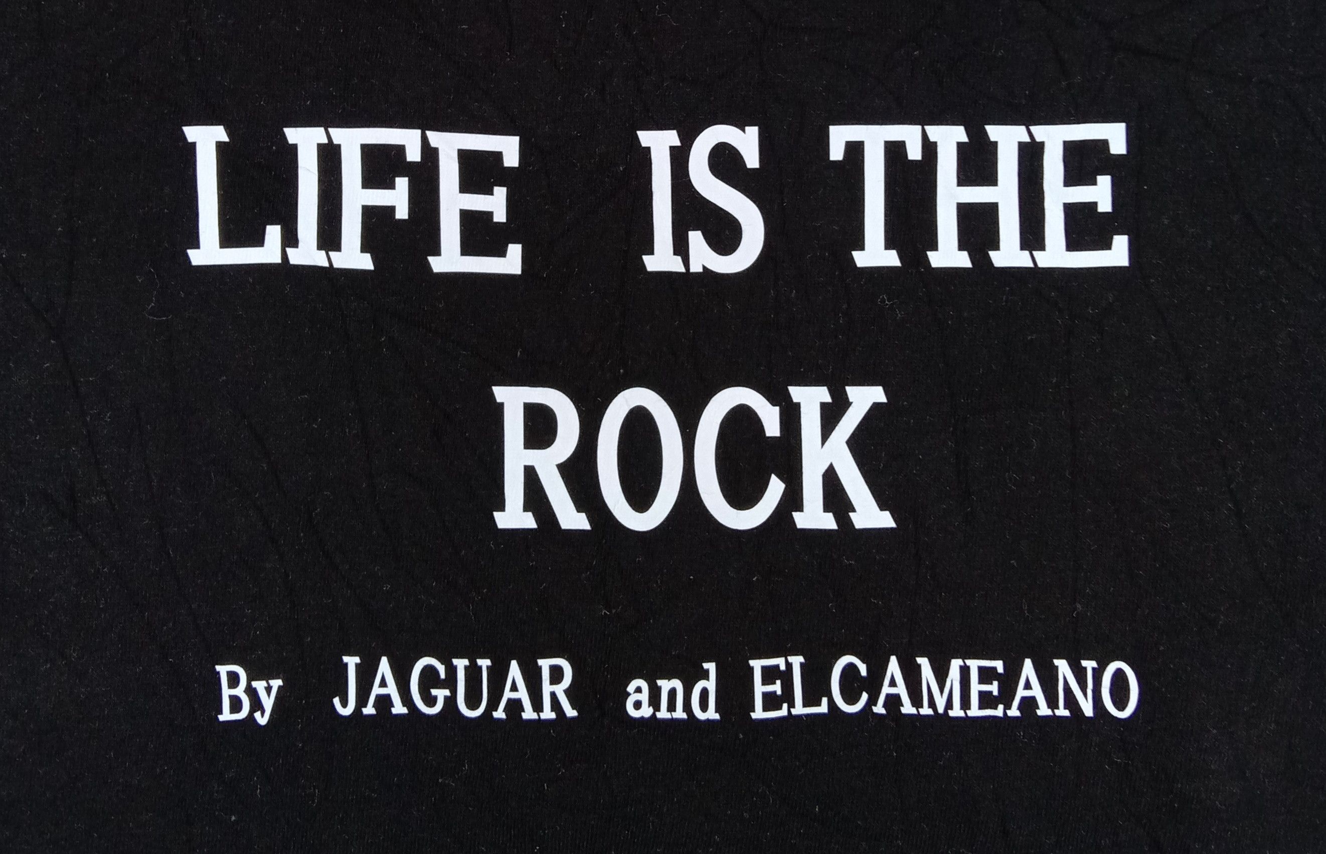 Japanese Brand Vintage Life Is The Rock By Jaguar & Elcamino T Shirt Size US L / EU 52-54 / 3 - 2 Thumbnail