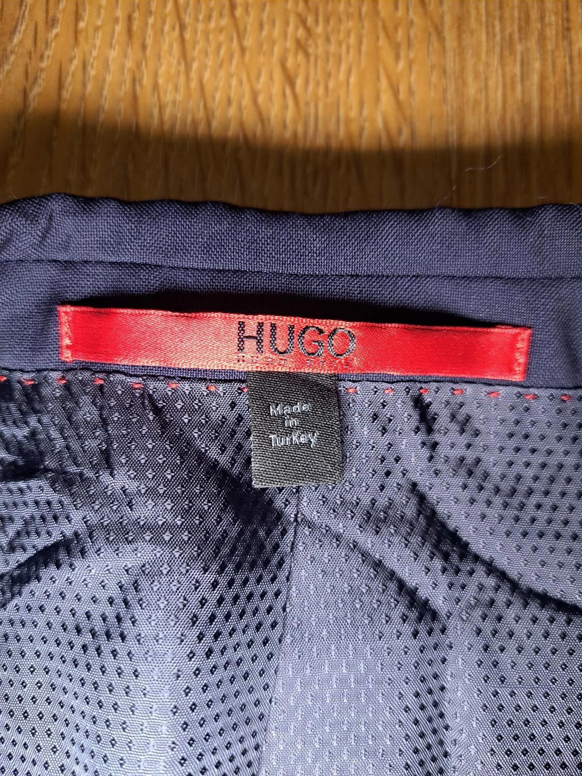 Hugo Boss Hugo Boss Marlane Biella Sport Coat Mens 40S Navy Blue Wool Size 40S - 2 Thumbnail