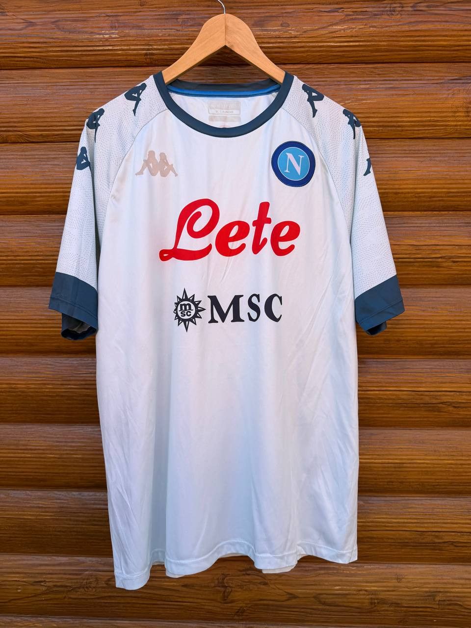 Kappa NAPOLI SHIRT FOOTBALL SOCCER JERSEY KAPPA MENS SIZE L Size US L / EU 52-54 / 3 - 1 Thumbnail