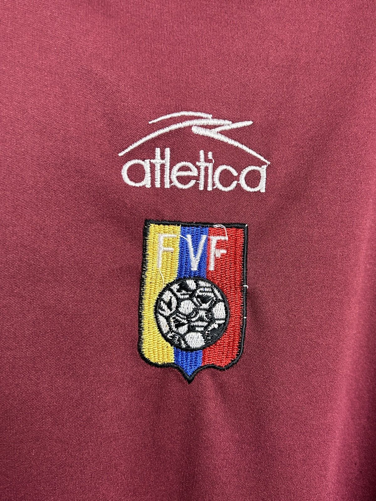 Atletica 00s Vintage Atletica Venezuela 2001/04 Home Kit Jersey Size US L / EU 52-54 / 3 - 2 Thumbnail