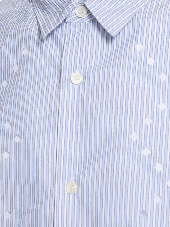 Comme des Garcons Homme o1lsvrm0425 Striped Shirt in Blue Size US L / EU 52-54 / 3 - 5 Thumbnail
