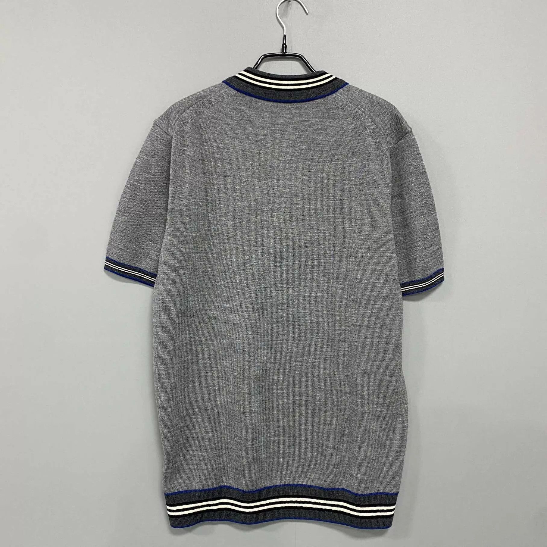 Burberry Burberry 100% Wool Embroidered Logo SS Polo M New Size US M / EU 48-50 / 2 - 3 Thumbnail