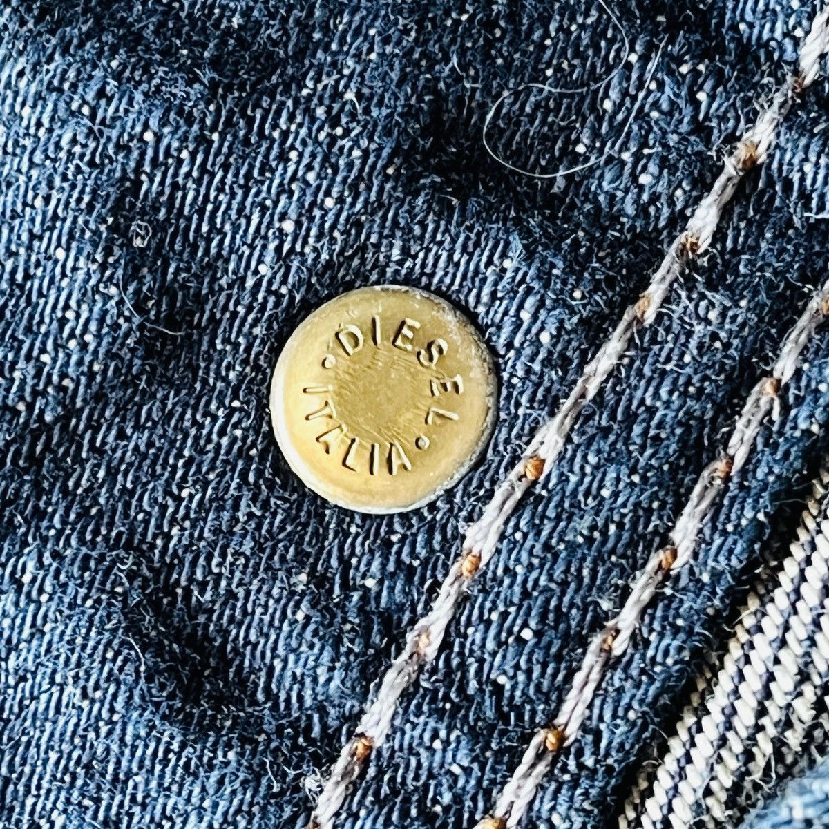 Diesel Distressed Pocket DIESEL Larkee Regular Cut Hard Jeans Size US 30 / EU 46 - 18 Thumbnail