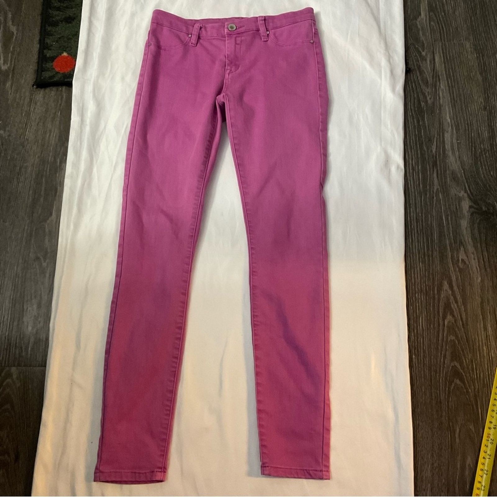 BLANKNYC Blank NYC Pink Denim Skinny Jeans 27 Size 27" / US 4 / IT 40 - 3 Thumbnail