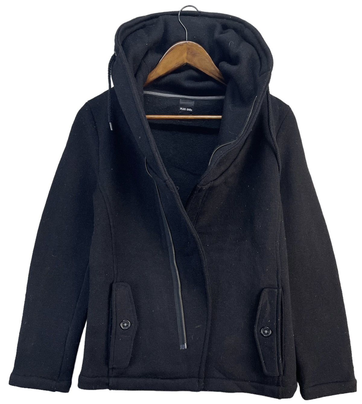 Plus One Clothing Vintage Plus One Sweater With Hoodie Zipper Size US S / EU 44-46 / 1 - 2 Thumbnail