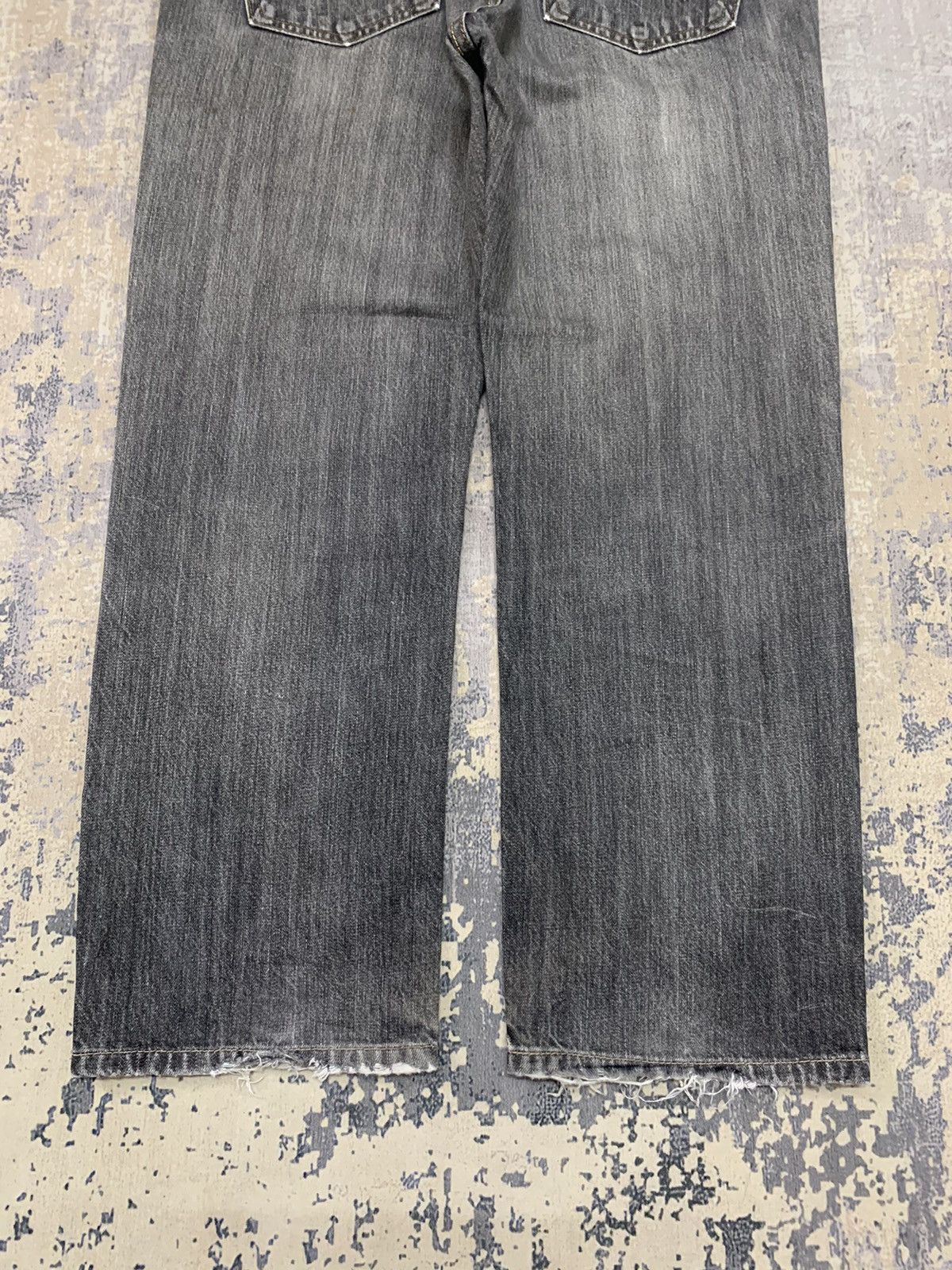 Edwin Thrashed Ripped faded distressed Edwin baggy style jeans Size US 34 / EU 50 - 12 Thumbnail