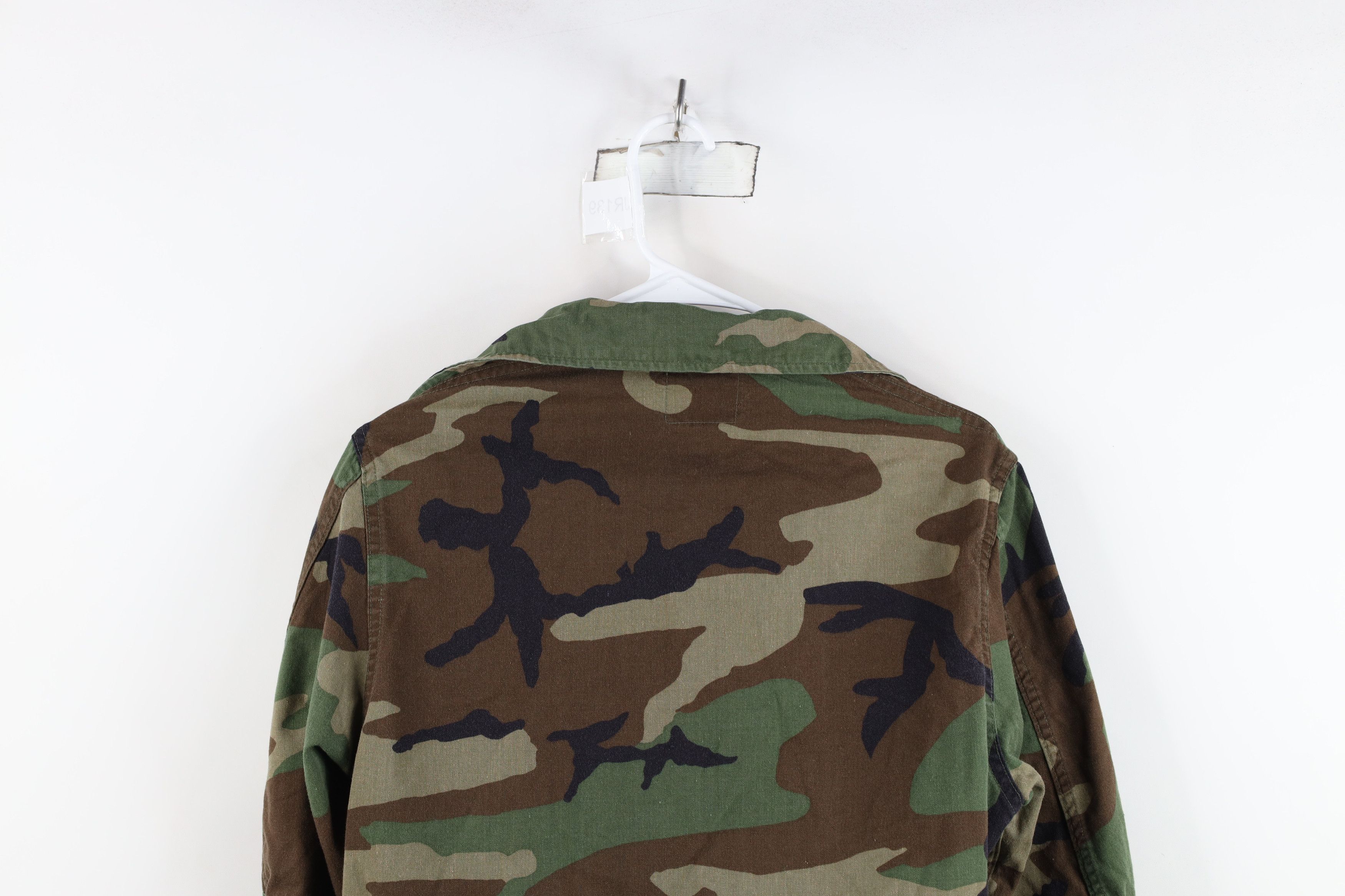 Vintage Vintage 80s USMC Woodland Camouflage Combat Coat Jacket USA Size US S / EU 44-46 / 1 - 14 Thumbnail