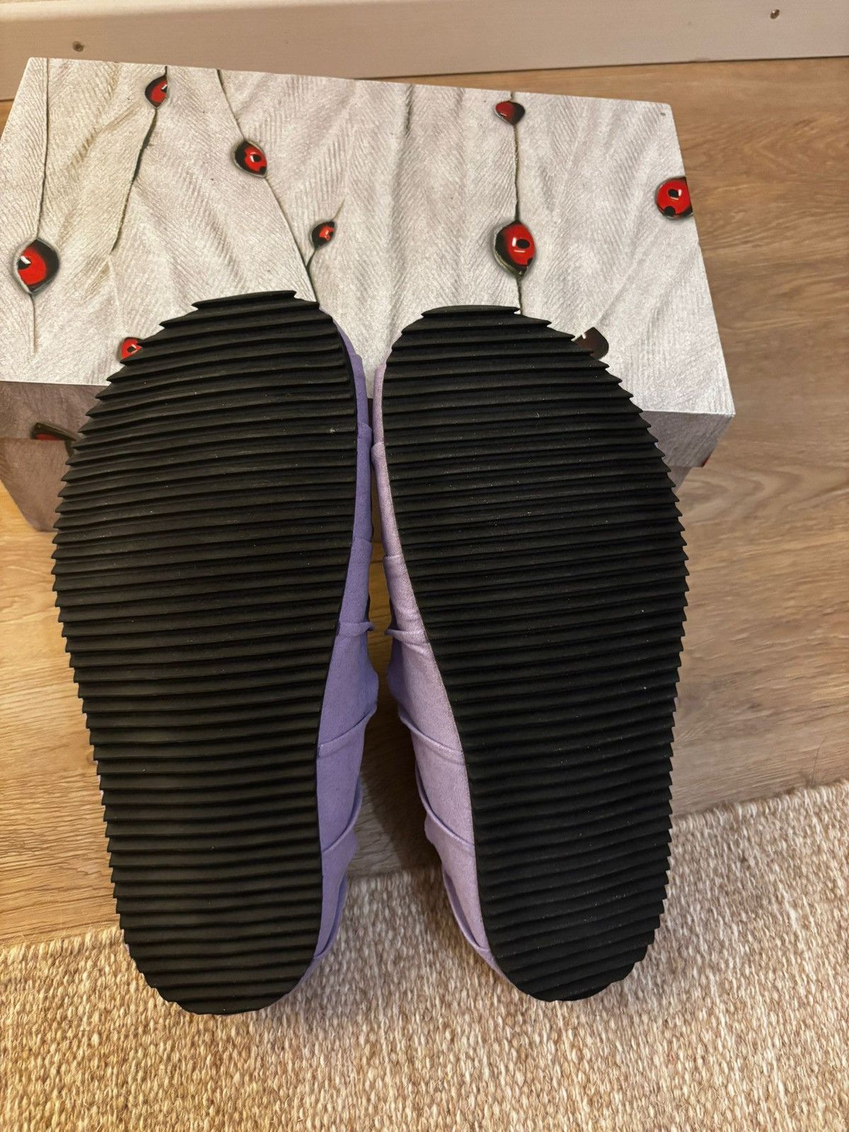 ESENES WORLDWIDE ESENES Purple Danzo Eyeball Mules Size US 9 / EU 42 - 4 Thumbnail