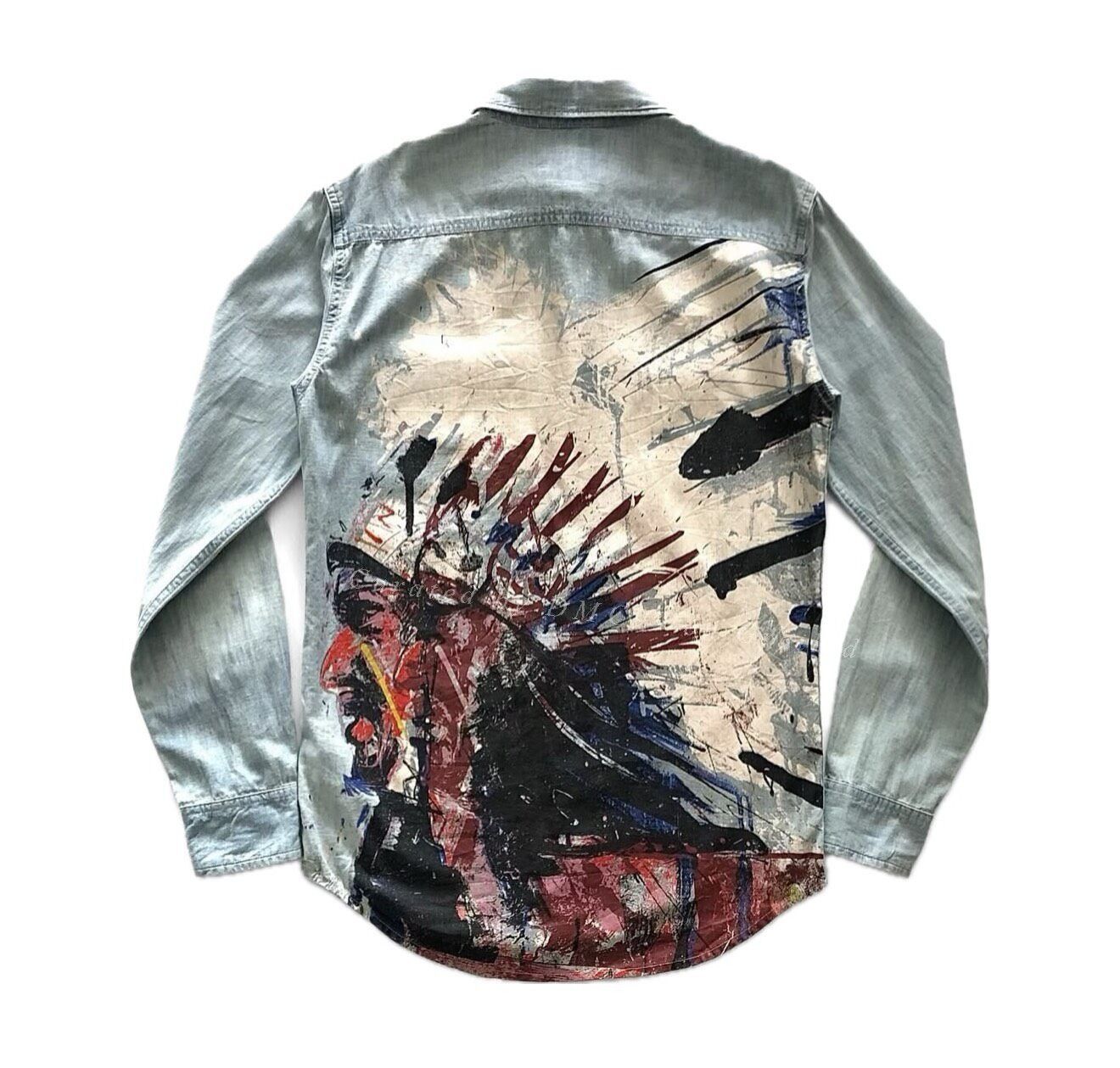Ralph Lauren Vintage Ralph Lauren Indian Portrait Shirt Size US XS / EU 42 / 0 - 1 Thumbnail