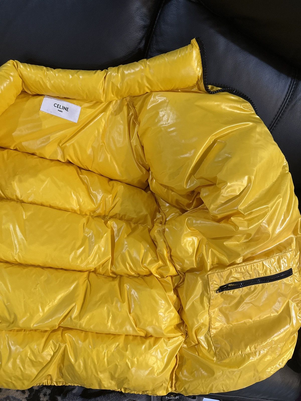 Celine Céline Signature Logo Puffer Coat Size US M / EU 48-50 / 2 - 2 Thumbnail
