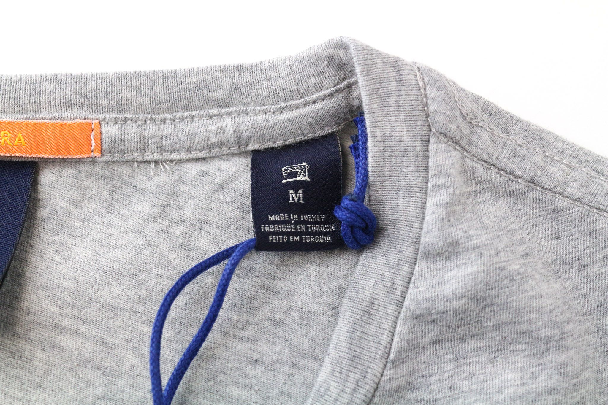 Scotch & Soda AMS BLAUW M Grey Cotton Short Sleeve T-Shirt 75347 Size US M / EU 48-50 / 2 - 6 Thumbnail