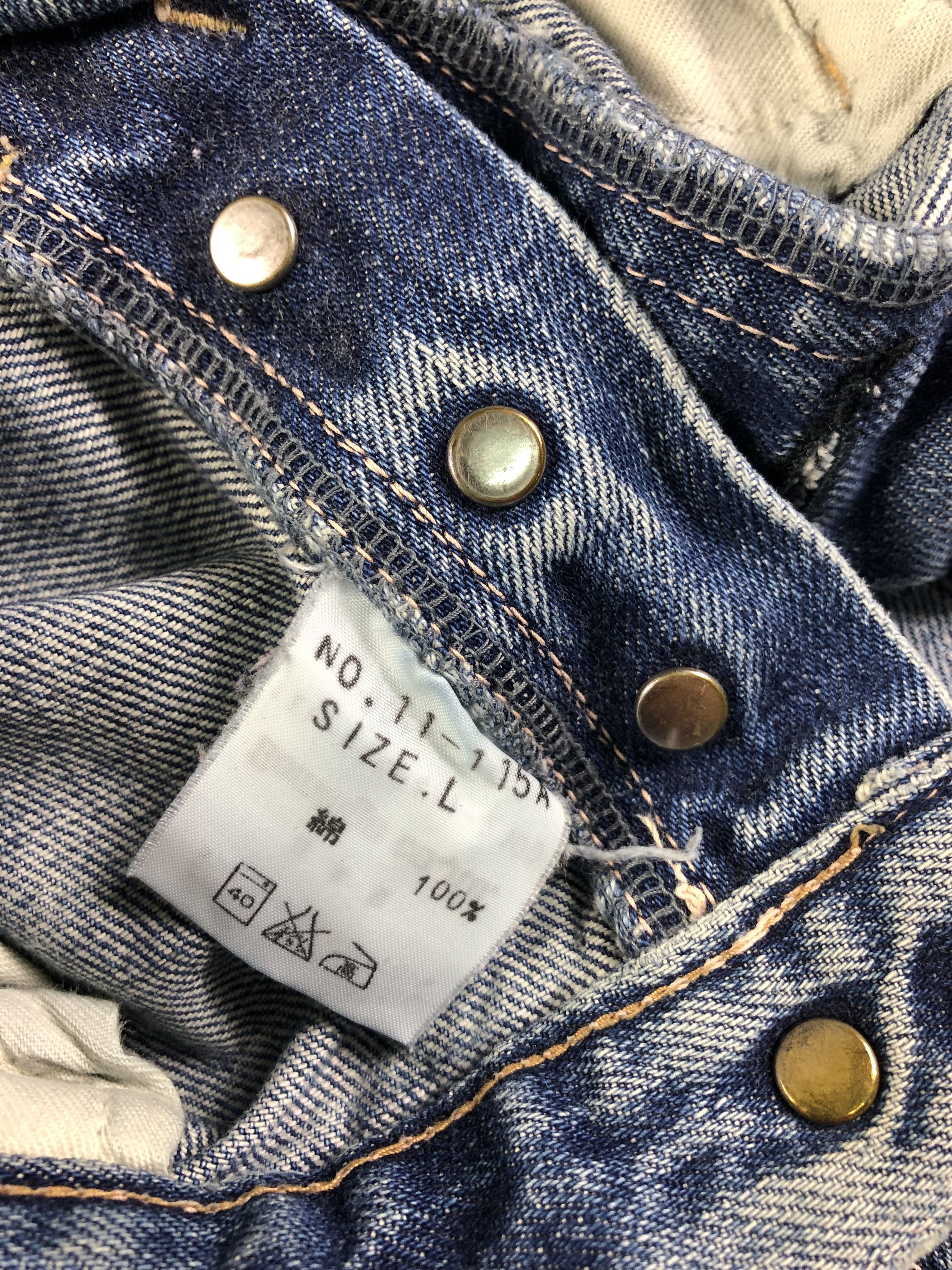 Japanese Brand Wash Blue Domingo Co Ltd Denim Jeans 32x30.5 Size 32" / US 10 / IT 46 - 4 Thumbnail