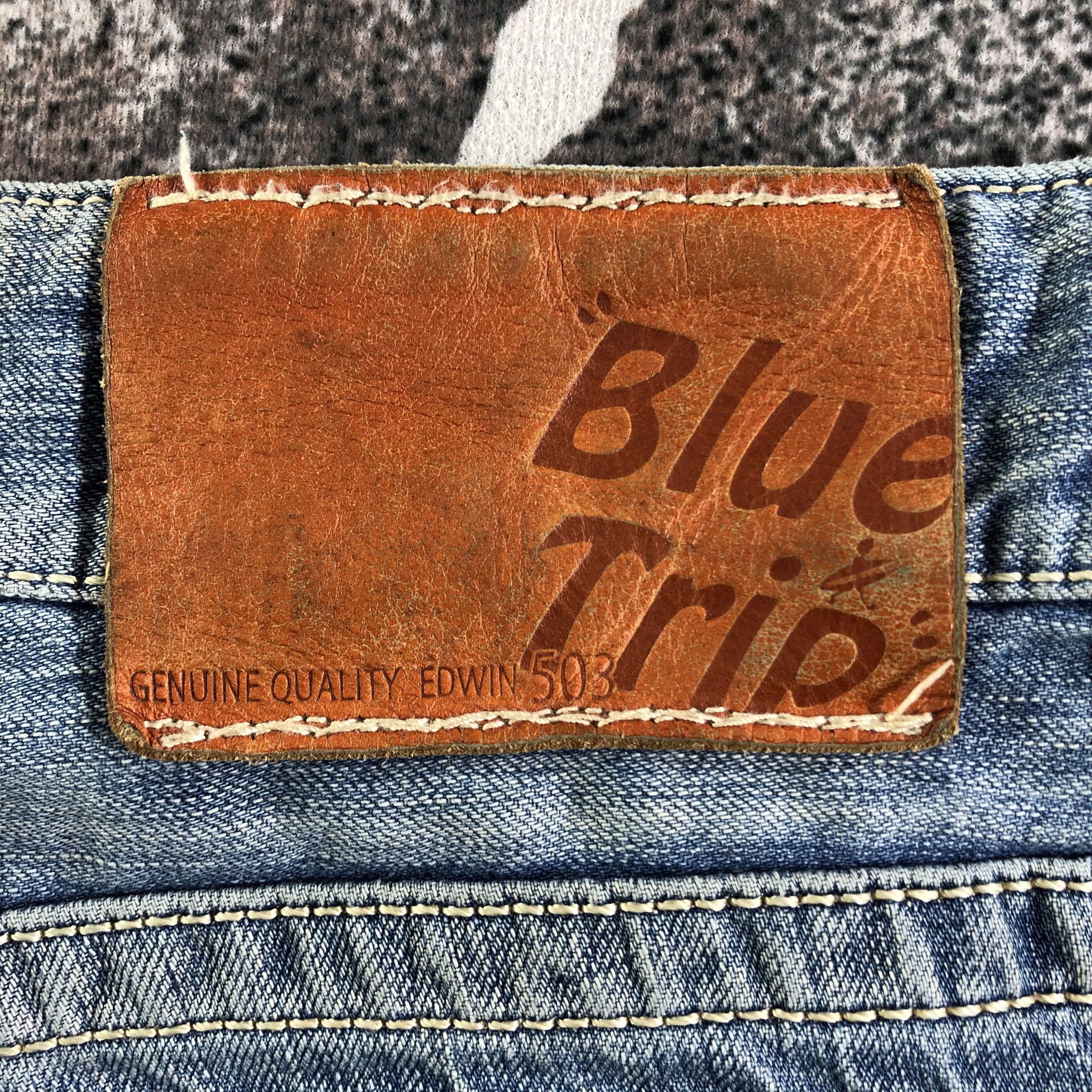 Edwin Vintage Edwin Blue Trip Jeans Distressed Denim KJ2269 Size US 30 / EU 46 - 5 Thumbnail