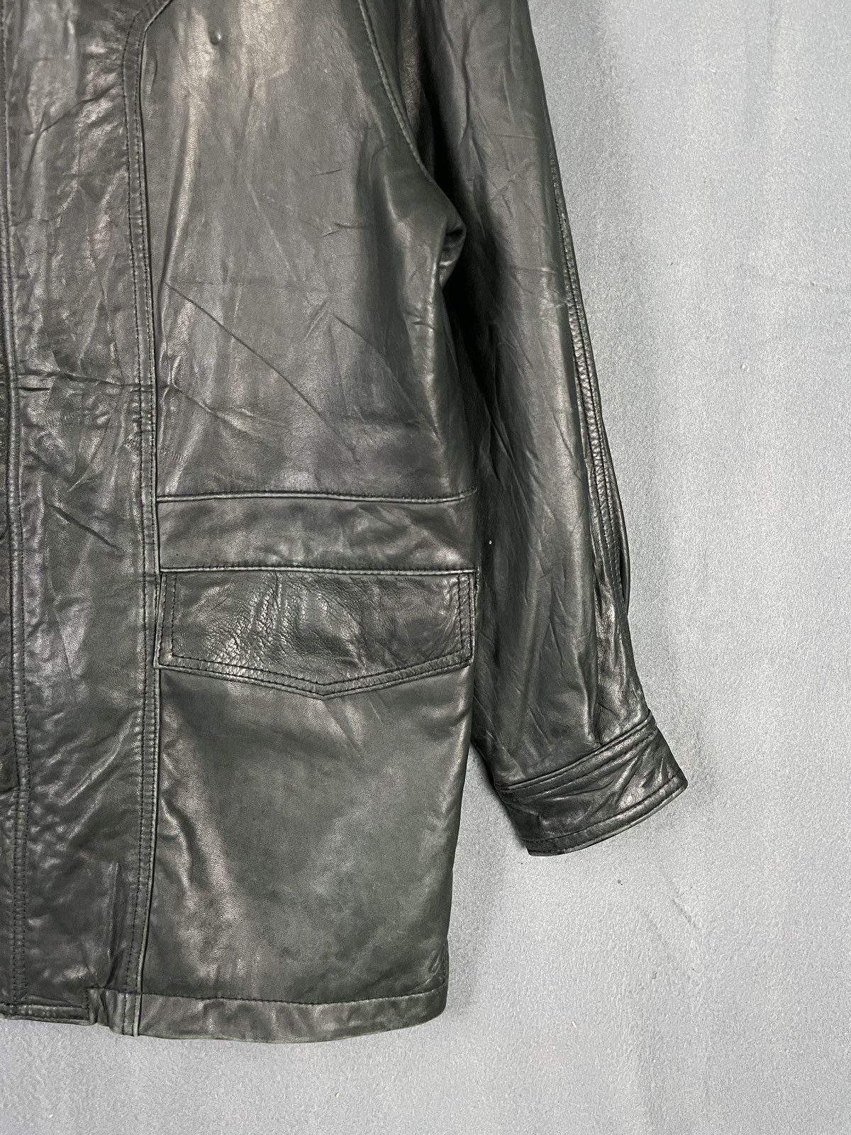 Genuine Leather × Vintage Stavros Australia Lambskin Jacket Made in New Zealand Size US S / EU 44-46 / 1 - 5 Thumbnail