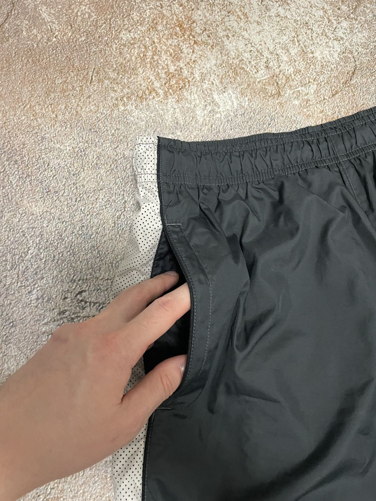 Nike Vintage Nike Small Swoosh Drill Track Pants Size US 32 / EU 48 - 6 Thumbnail