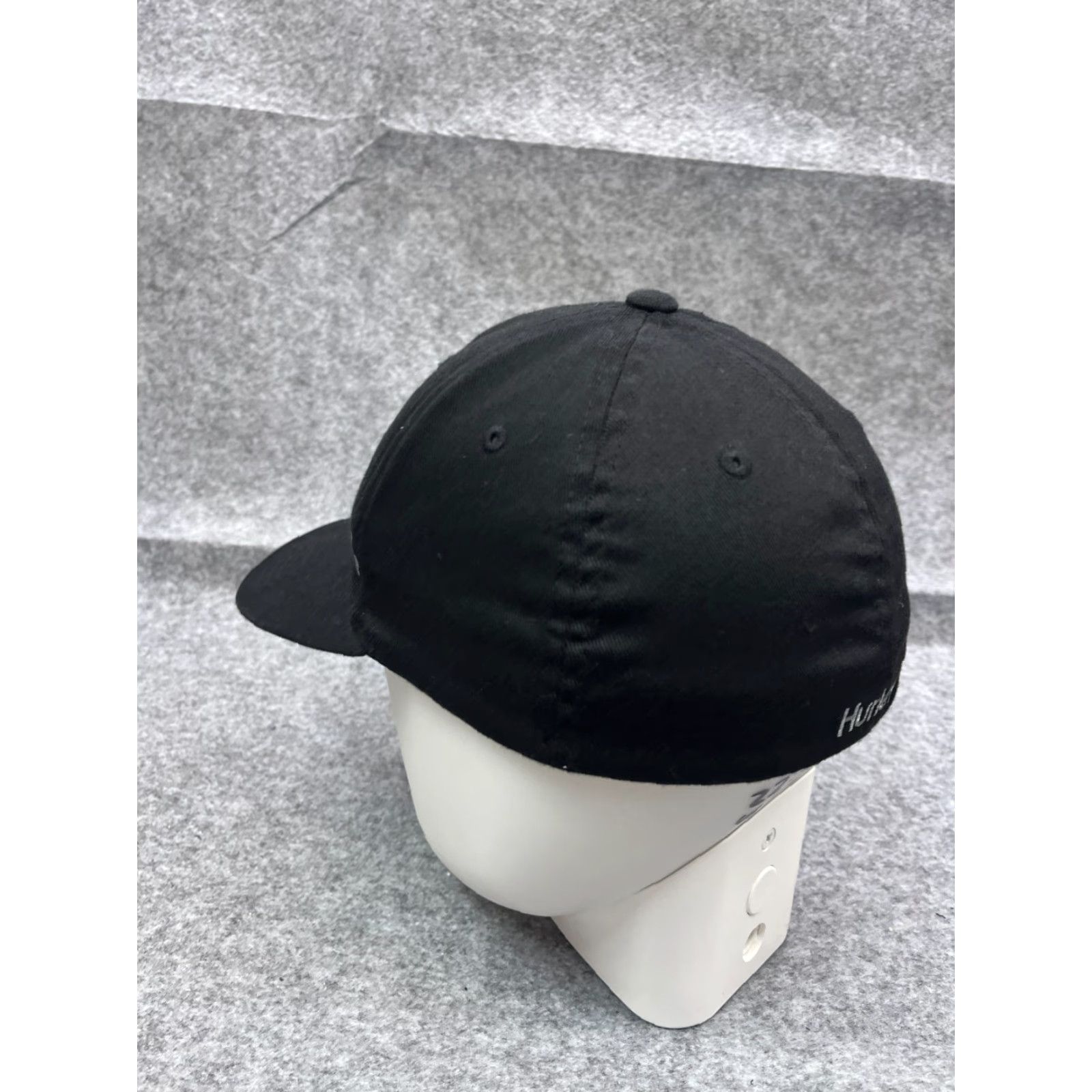 Hurley Hurley Hat Cap Fitted Adult Medium Black Polyester Cotton Blend Flexfit Skate Mens Cap 90s Beach Style Size ONE SIZE - 5 Thumbnail