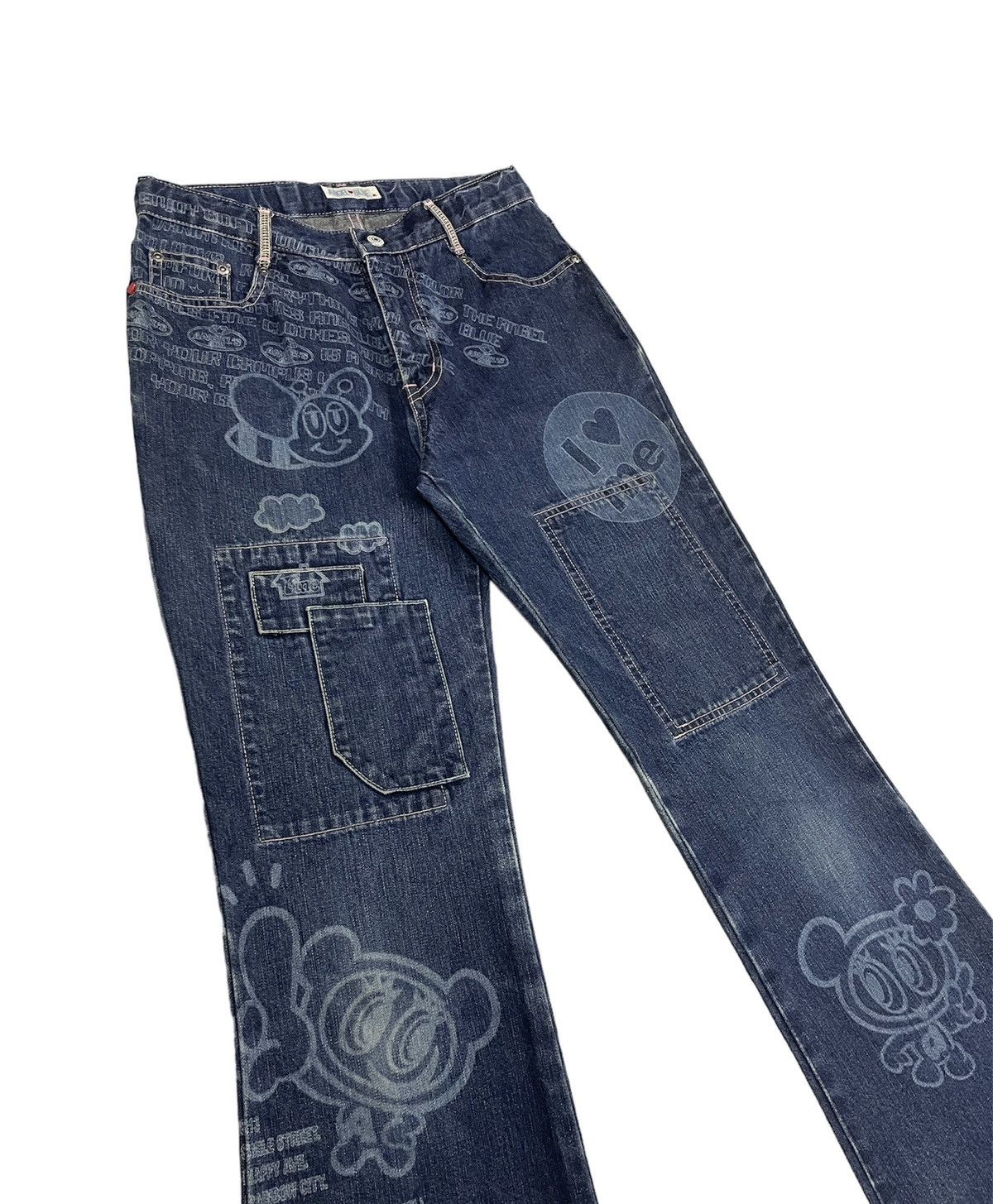 Angel Blue Angel Blue Japan Flare Jeans Size 26" / US 2 / IT 38 - 4 Thumbnail