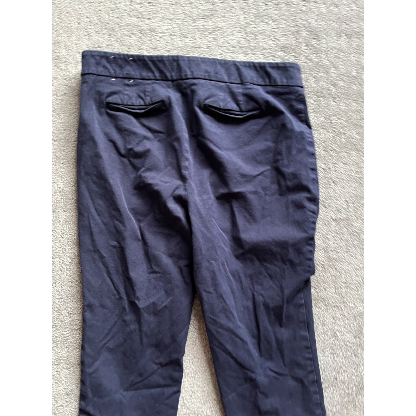 Talbots Talbots Pants Womens 10P Navy Chatham Ankle High Rise Stretch Tapered Regular Petites 26in Blue Women's Pants Size 32" / US 10 / IT 46 - 4 Thumbnail