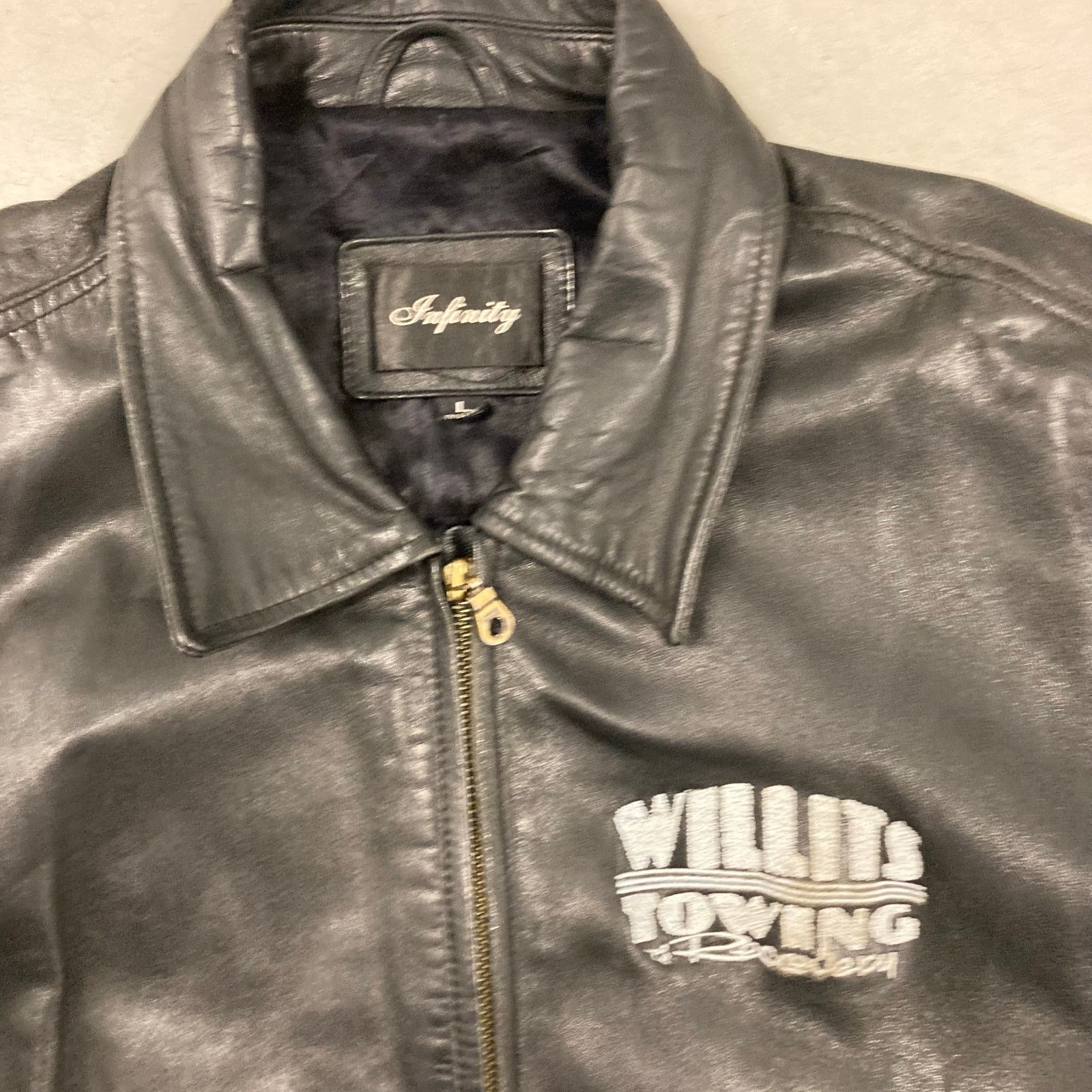 Vintage Vintage leather bomber Jacket Size US XL / EU 56 / 4 - 3 Thumbnail