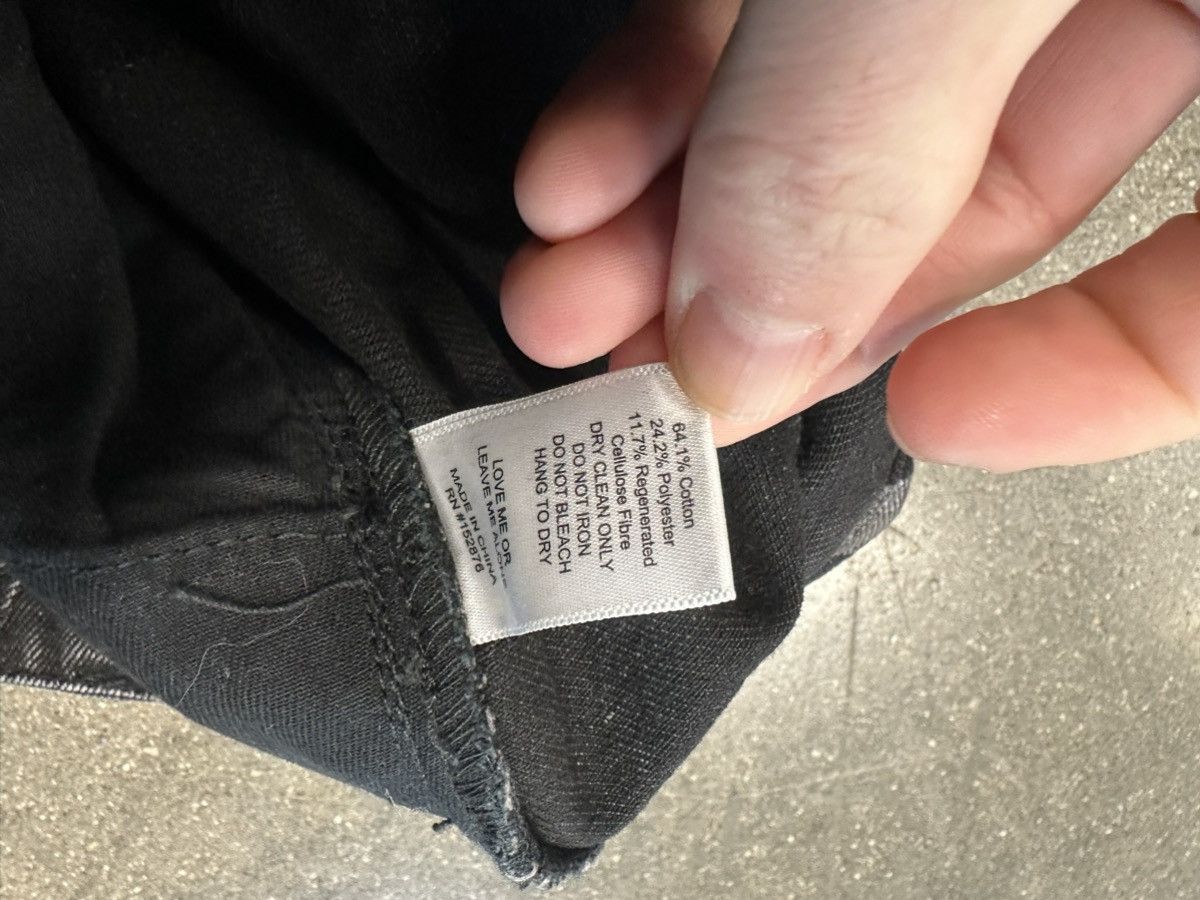 Pleasures Pleasures 5 pocket Denim Jeans Black Size US 32 / EU 48 - 4 Thumbnail