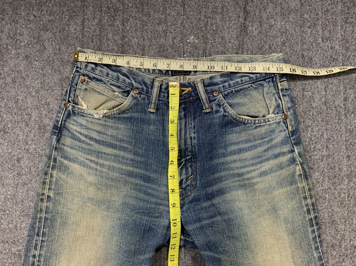 Lee Vintage Lee Indigo Selvedge Denim Jeans Straight Cut Size US 31 - 13 Thumbnail