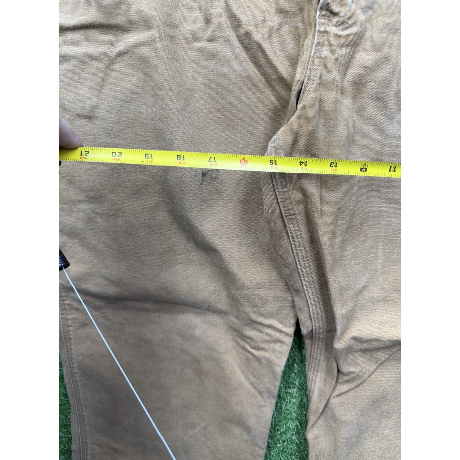 Carhartt VINTAGE Carhartt Pants Mens 44x30 Brown Original Dungaree Fit Duck Canvas Carpenter Workwear Mens Size US 44 / EU 60 - 6 Thumbnail