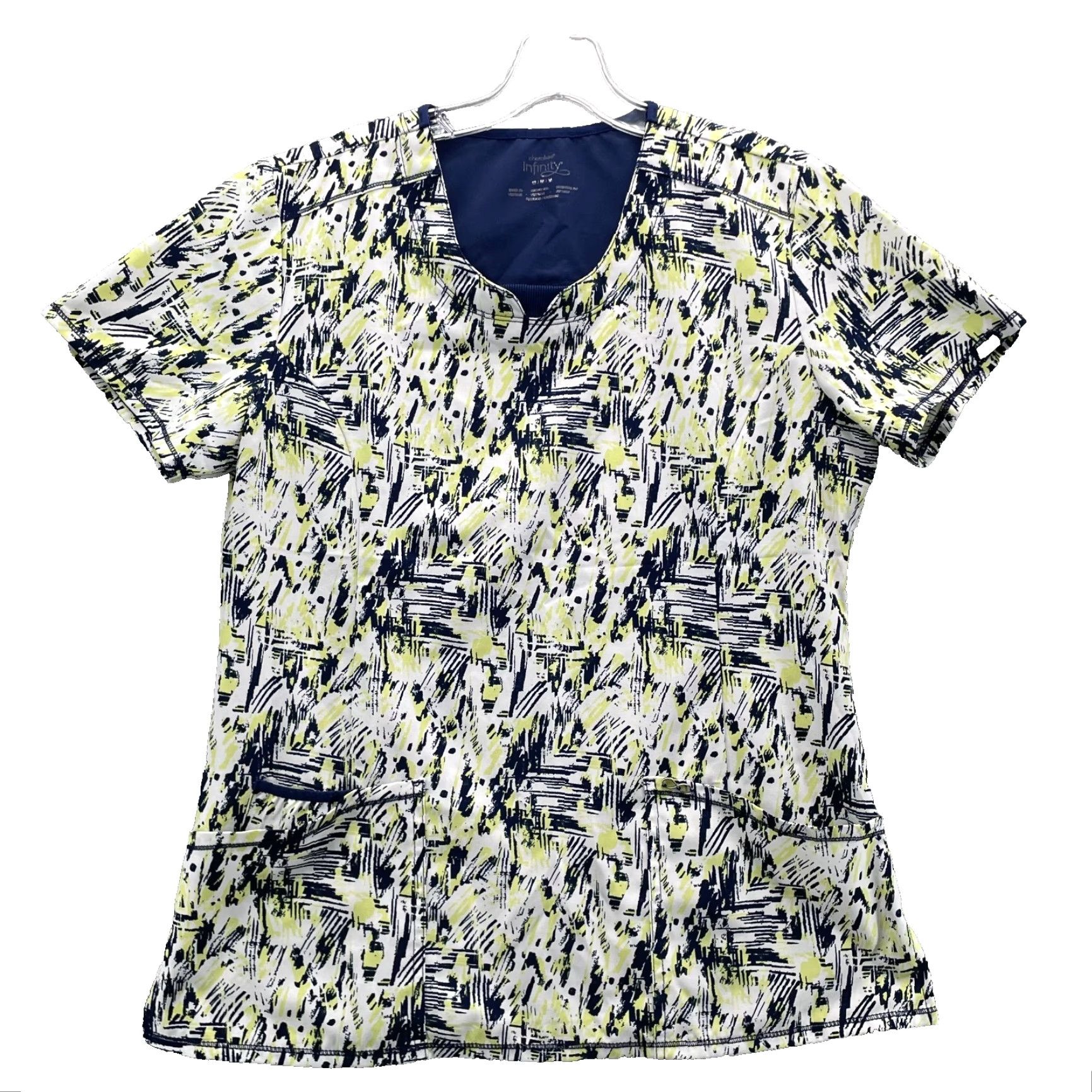 Cherokee VINTAGE Cherokee Infinity Scrub Top Women's Medium V-Neck Professional Uniform Medical Size M / US 6-8 / IT 42-44 - 2 Thumbnail