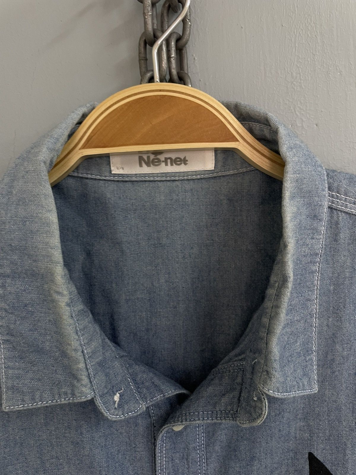 Issey Miyake Ne-net button up Chambray shirt Size US M / EU 48-50 / 2 - 6 Thumbnail