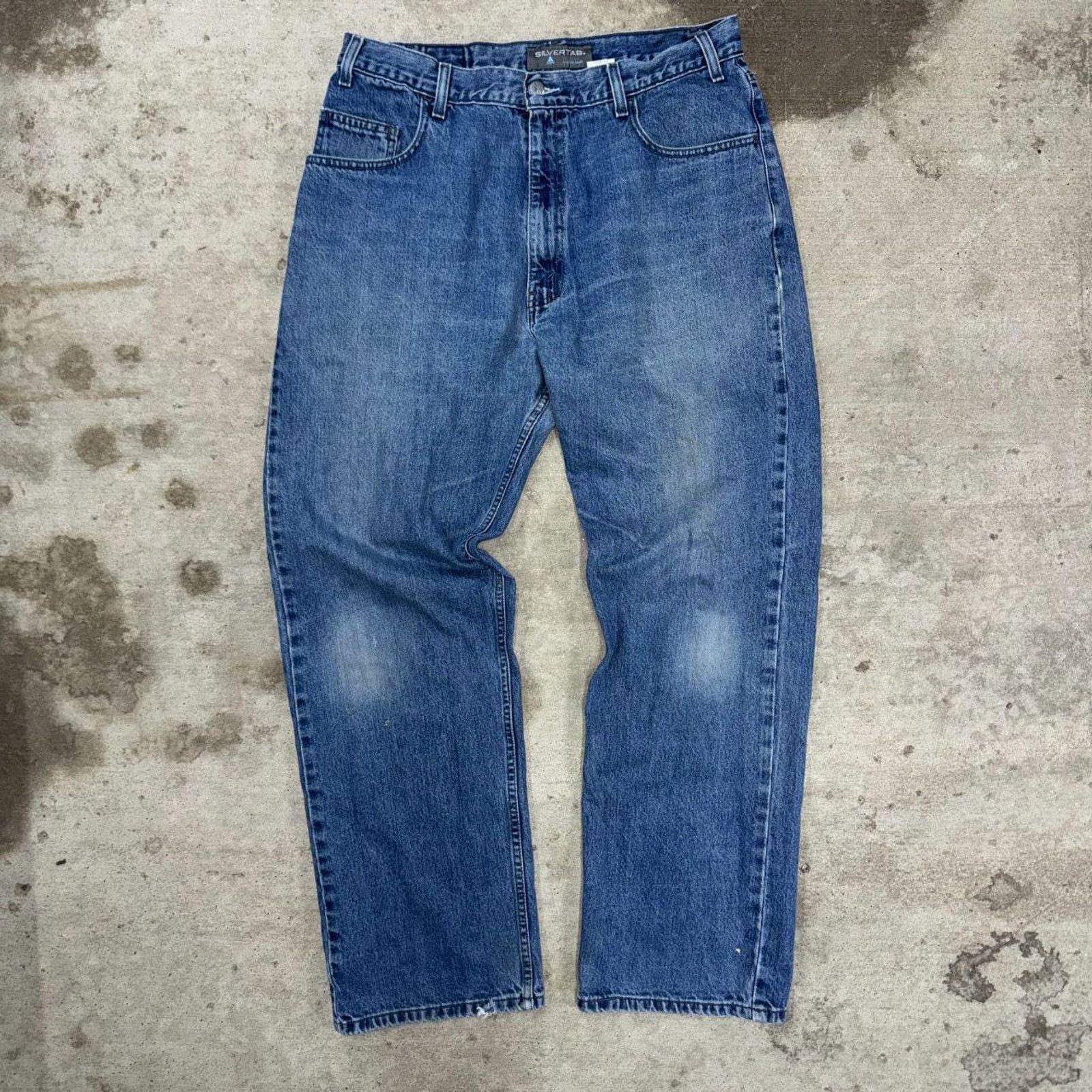 Vintage y2k levis 2000s silver tab baggy denim jean pants