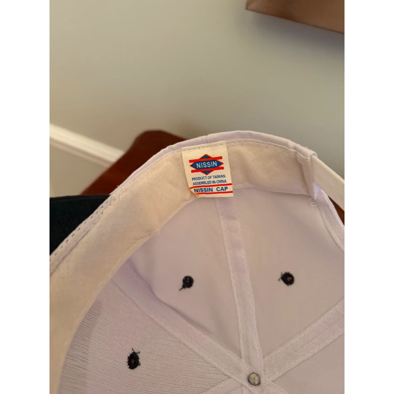 Vintage VINTAGE Kawasaki Racing Hat Cap Snapback White Green Wings Logo NWOT Men Adjustable Striped Twill 100% Cotton Baseball Cap Man Gift Size ONE SIZE - 5 Thumbnail