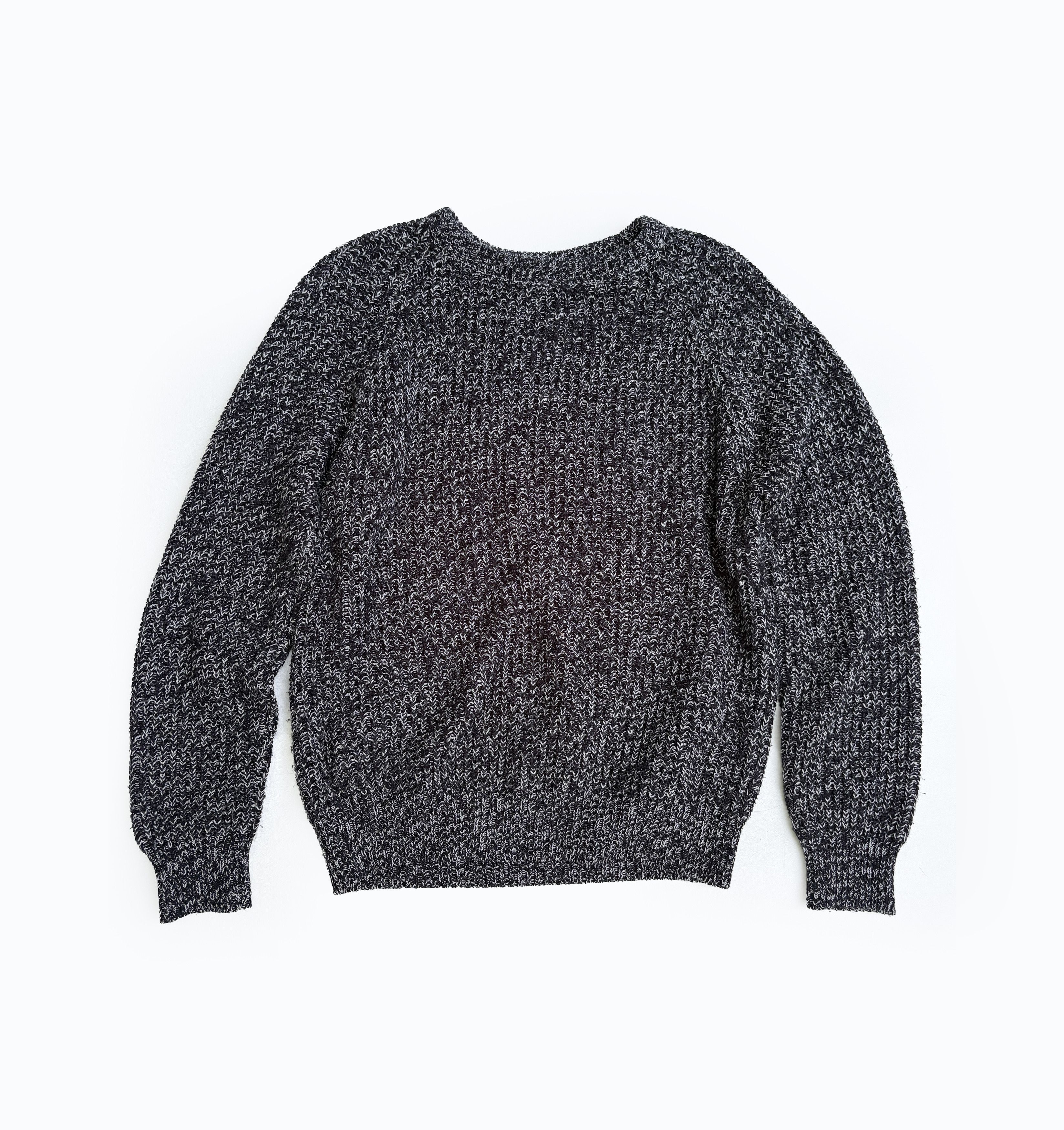 Vintage Vintage Mixed Black/White Knit Sweater size Medium Size US M / EU 48-50 / 2 - 1 Thumbnail