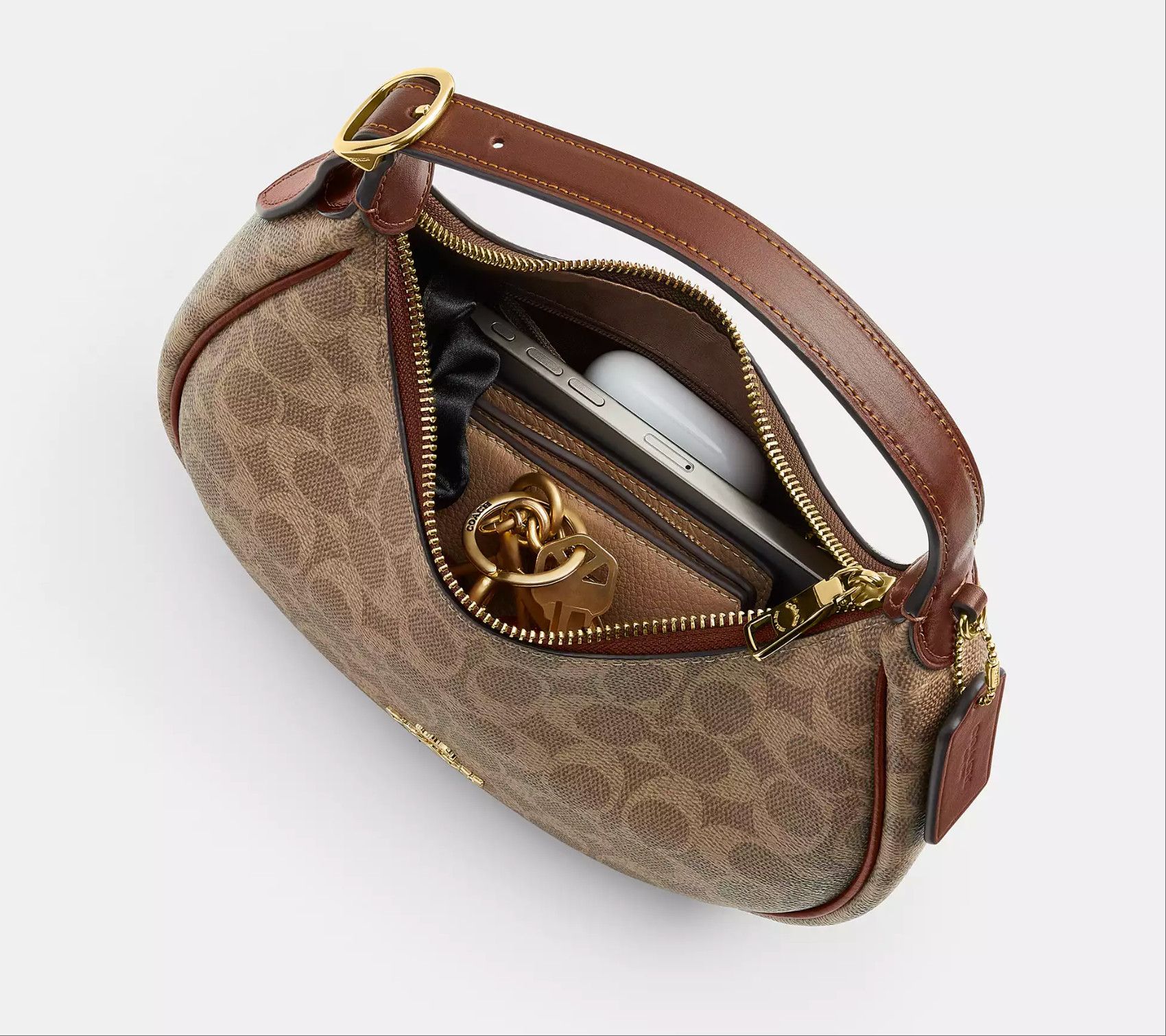 Coach Emily Shoulder Bag In Signature Canvas CDX17 Size ONE SIZE - 12 Thumbnail
