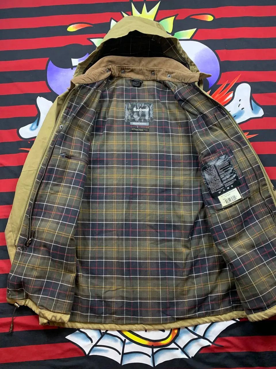 Barbour Barbour Beaufort Sporting waxed jacket in beige Size C48/122 Size US XL / EU 56 / 4 - 8 Thumbnail