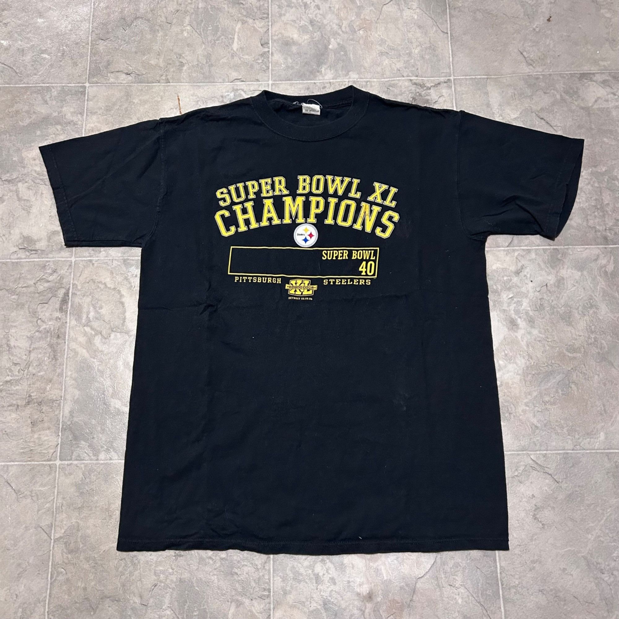 NFL Y2K NFL Steelers Super Bowl Champions Shirt Size US L / EU 52-54 / 3 - 1 Thumbnail