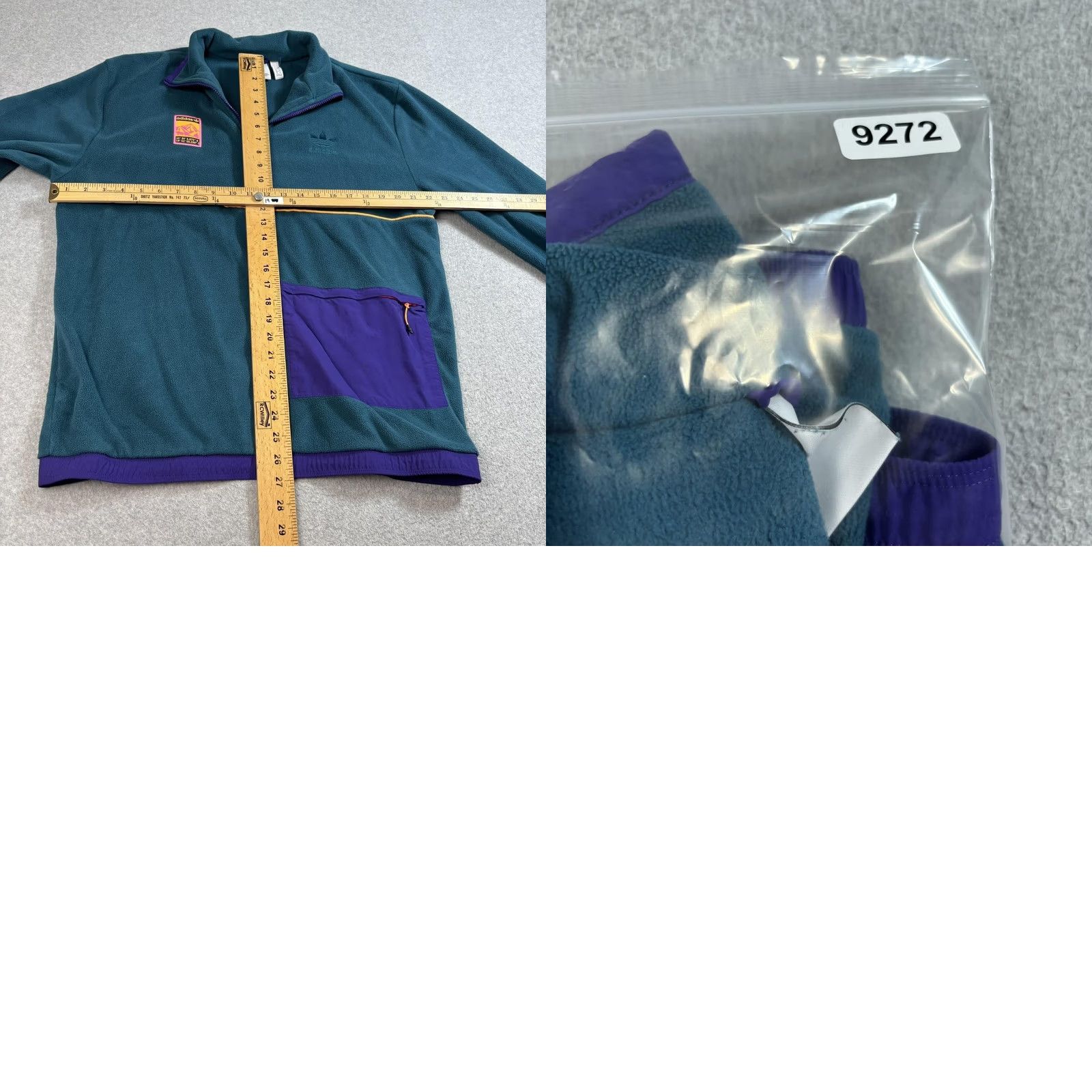 Adidas Adidas Pullover Jacket Men Medium Green Fleece 1/4 Zip Hiking Outdoor Trefoil Logo Shorts Size US M / EU 48-50 / 2 - 8 Thumbnail