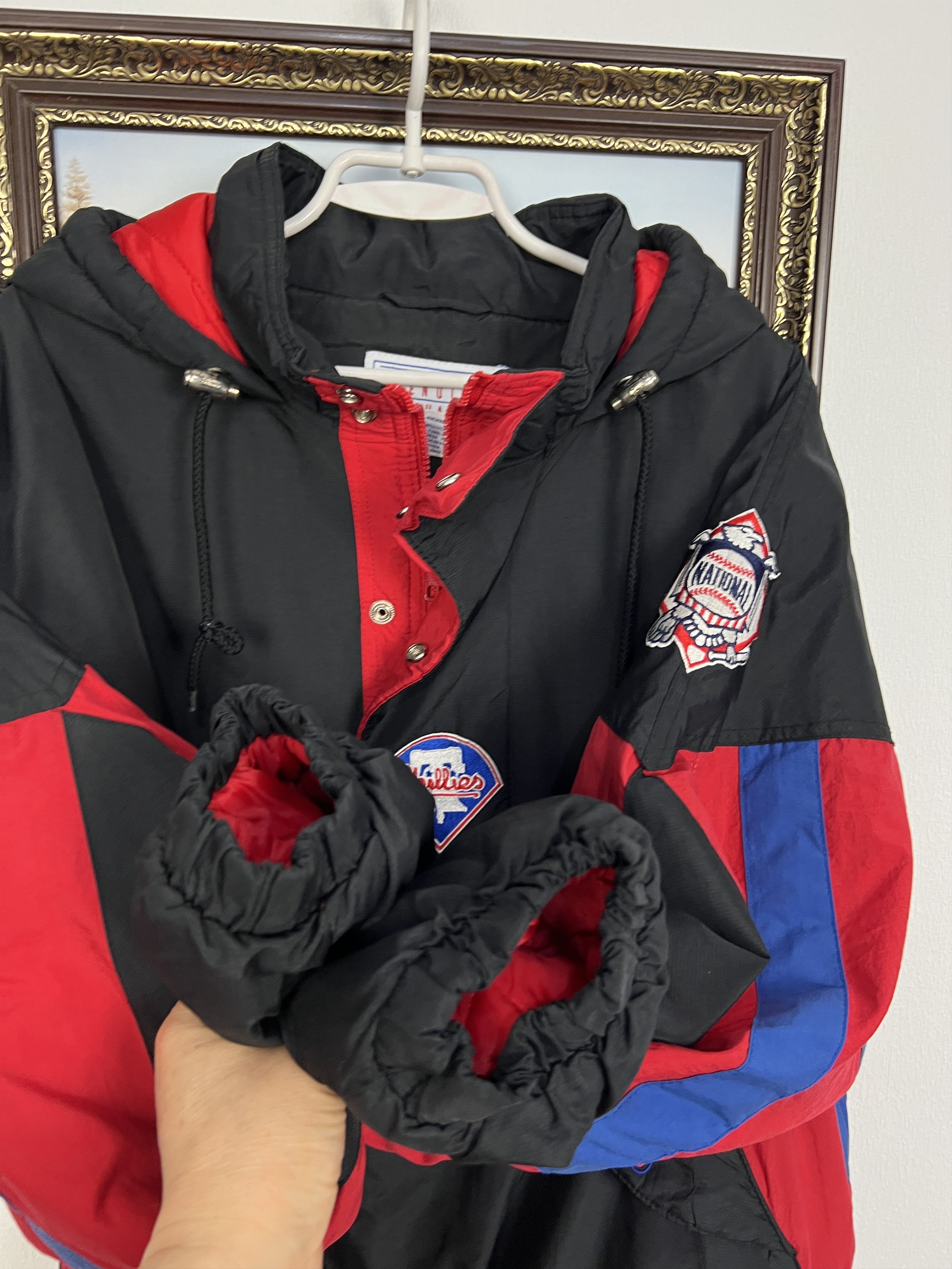 Starter Vintage 90’s Starter Philadelphia Phillies MLB Jacket Bomber Size US L / EU 52-54 / 3 - 10 Thumbnail