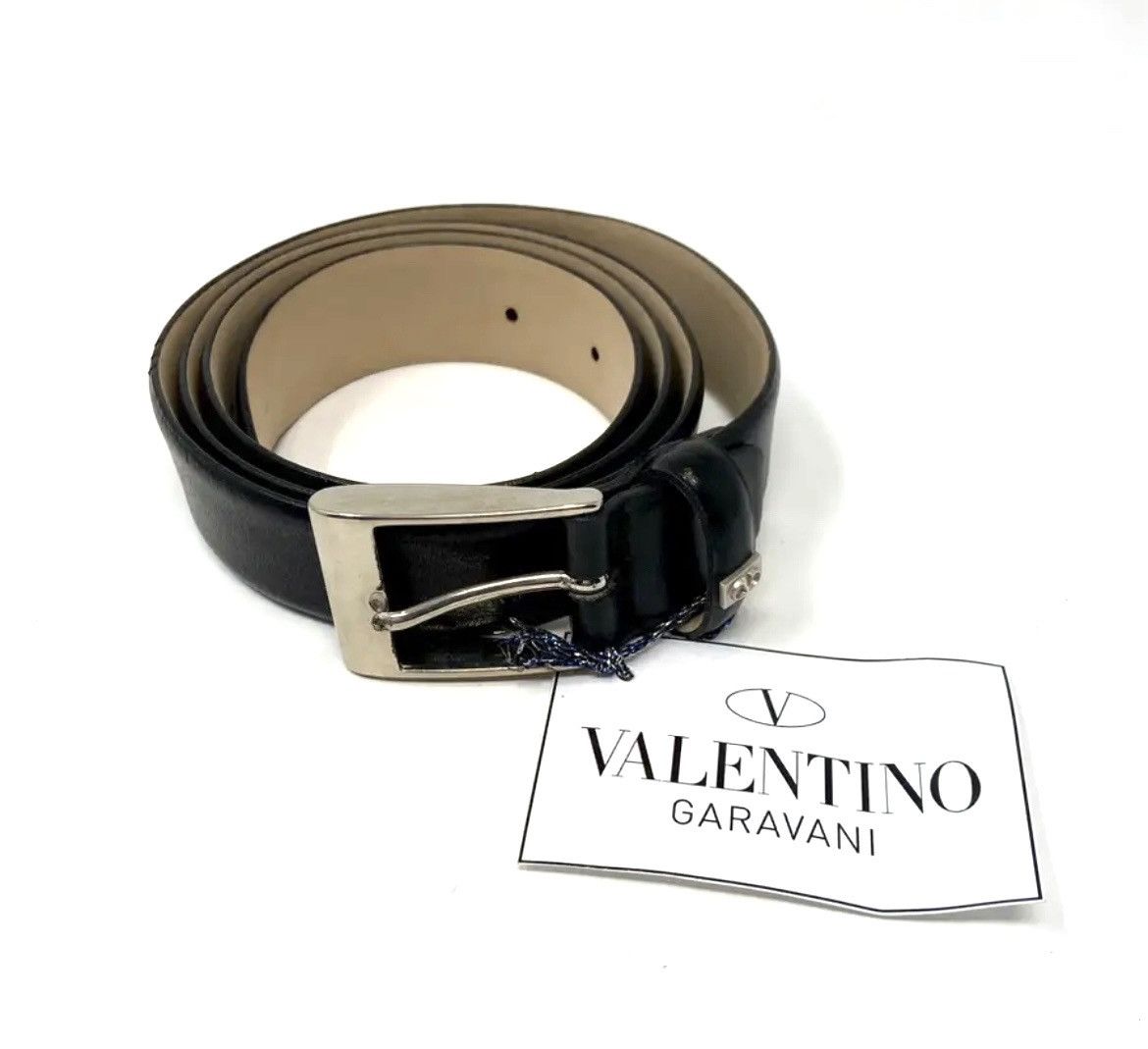 Valentino Valentino Garavani Black Leather Belt – Size 95/110 Size 46 - 3 Thumbnail