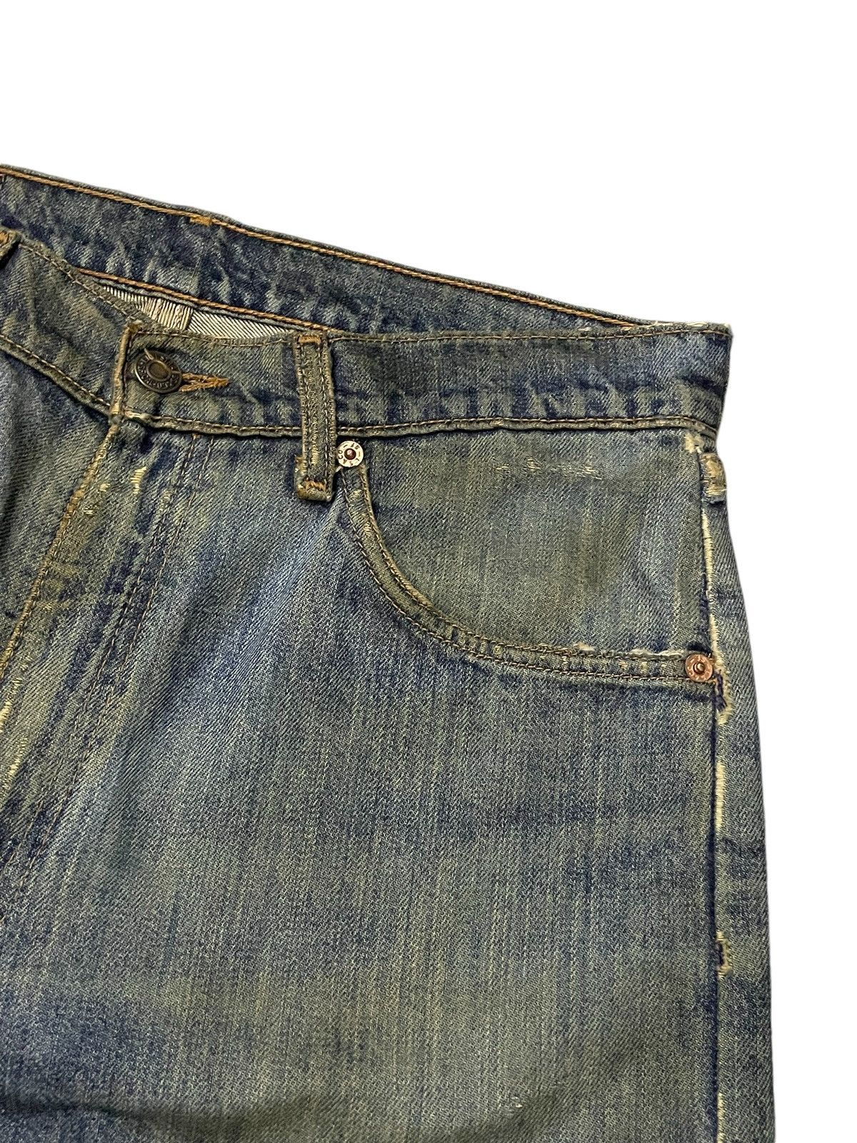 Levi's × Vintage Vintage Levis 612 Orange Tab Distressed Loose Jeans Size US 31 - 9 Thumbnail
