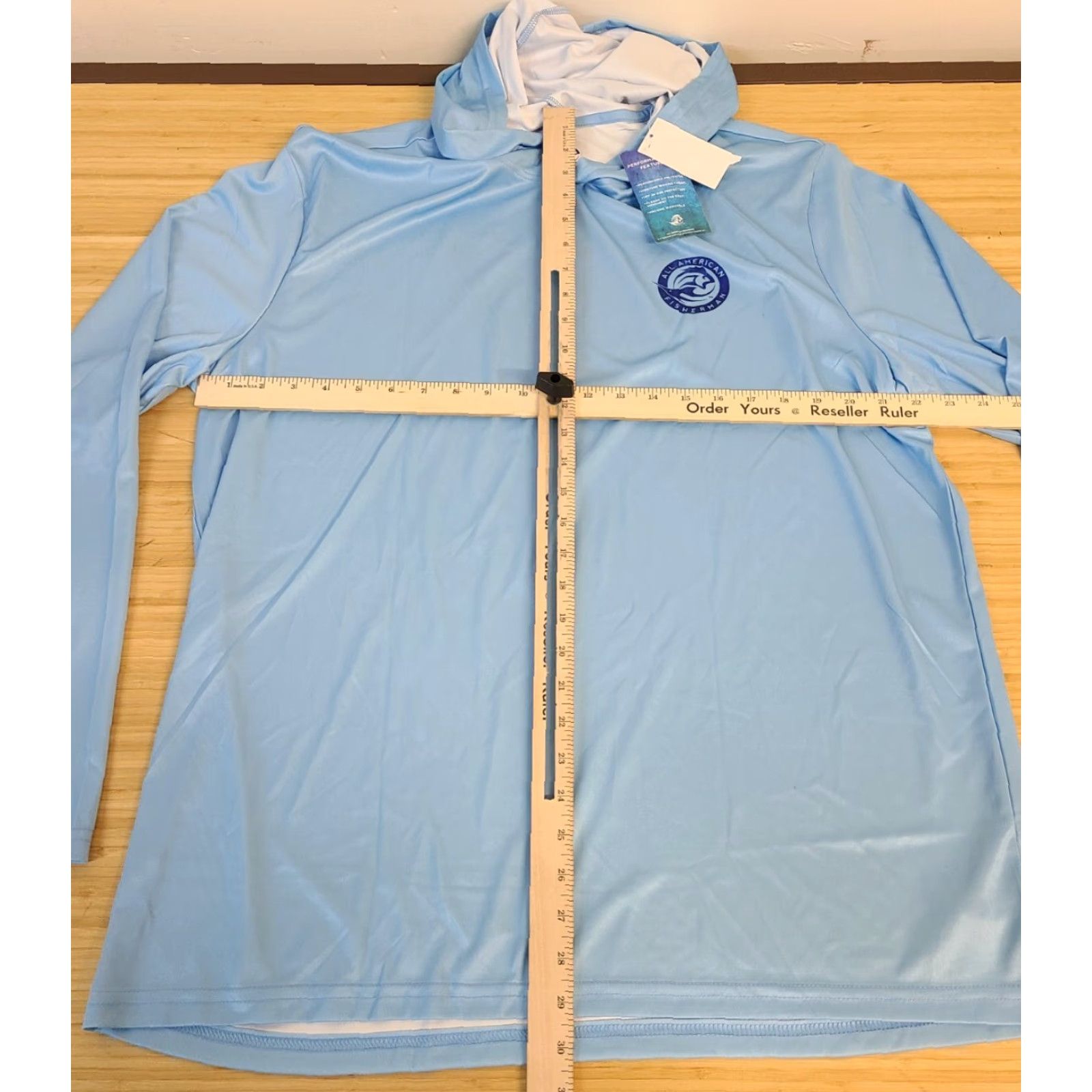 Vintage All American Fisherman Blue XL Crew T-Shirt Longsleeve NWT Men's Size US XL / EU 56 / 4 - 5 Thumbnail