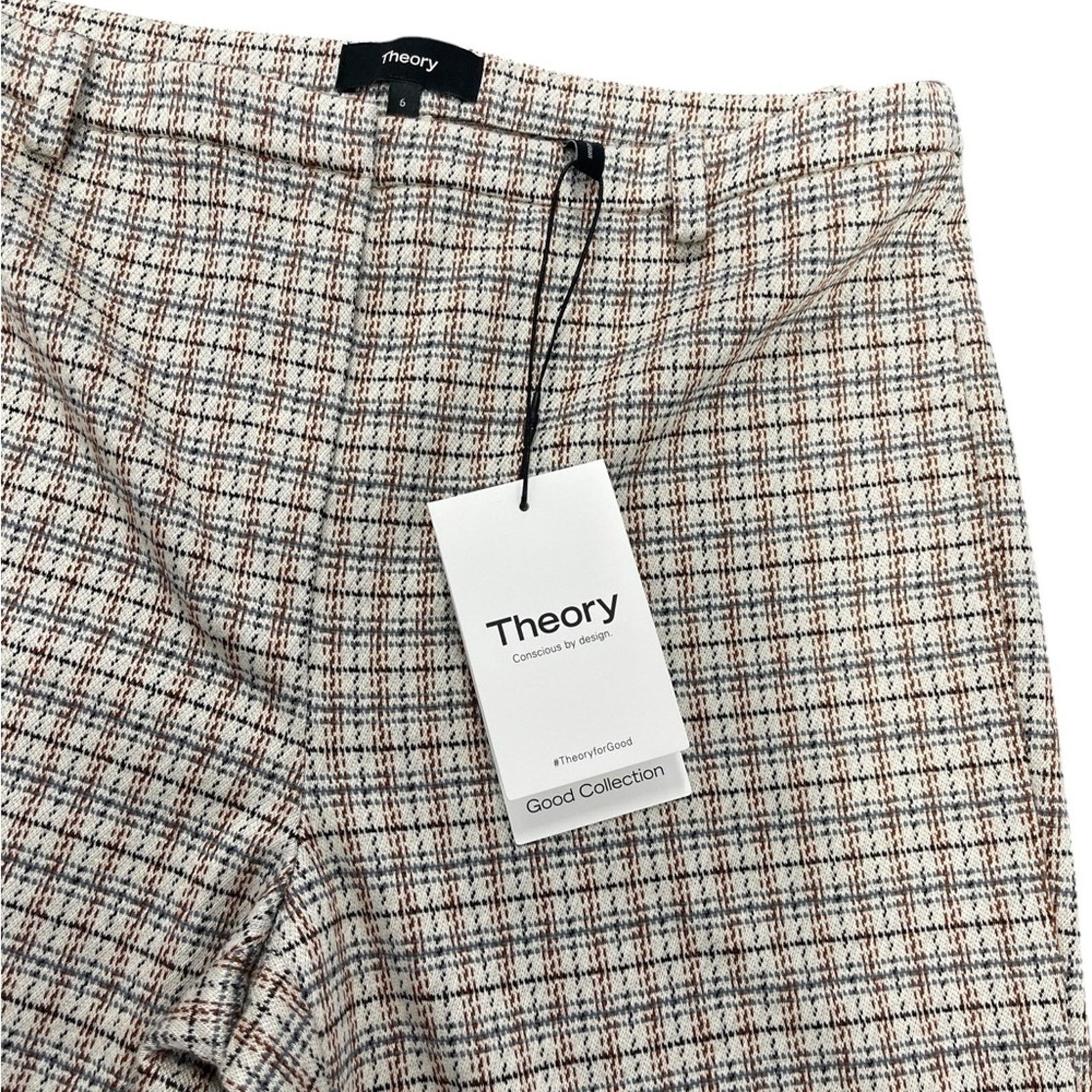 Theory *BNWT* Women’s Theory Plaid Pants Size 28" / US 6 / IT 42 - 2 Thumbnail