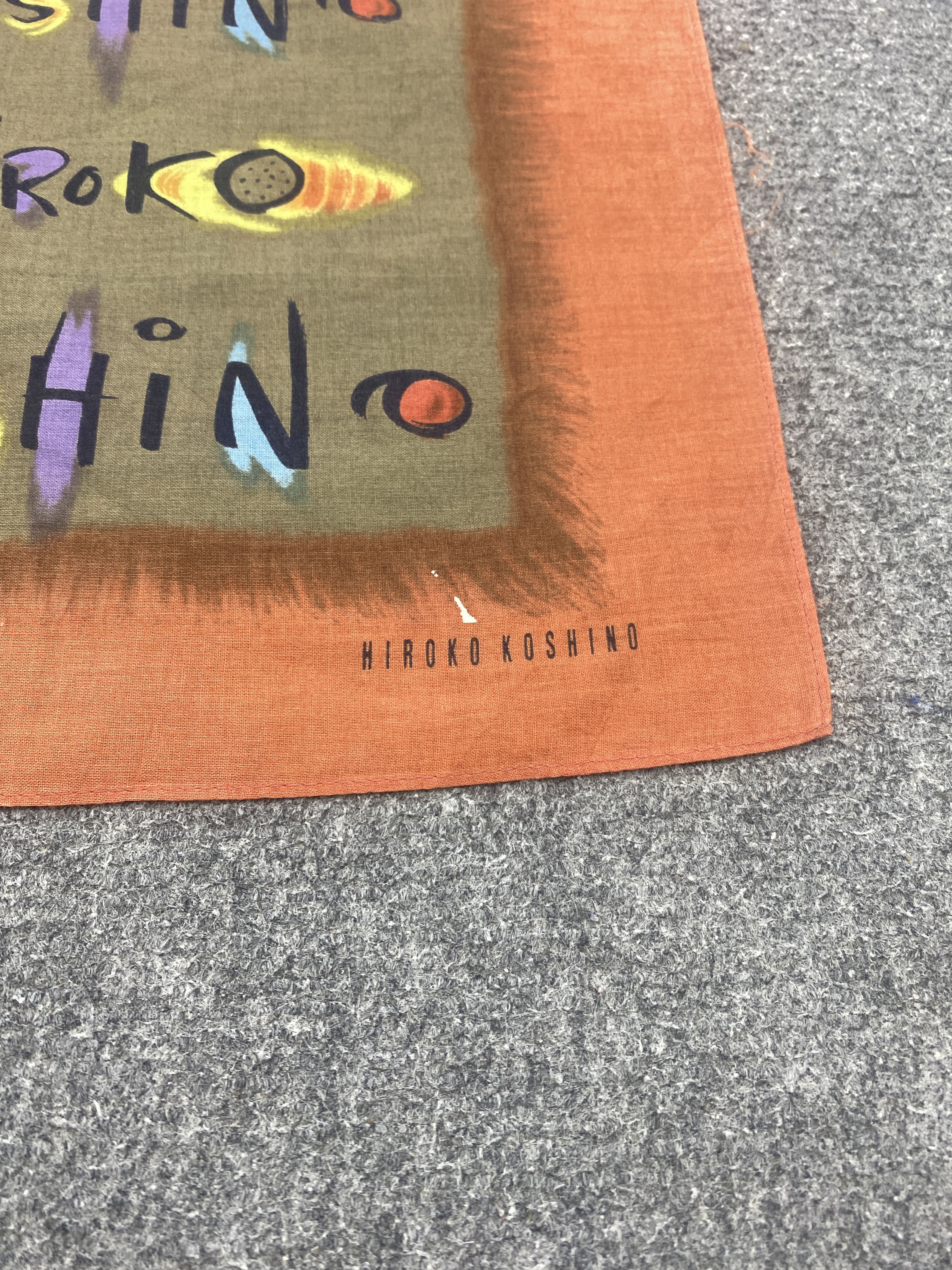 Hiroko Koshino Homme Hiroko Koshino Handkerchief / Neckerchief HKC0997 Size ONE SIZE - 4 Thumbnail