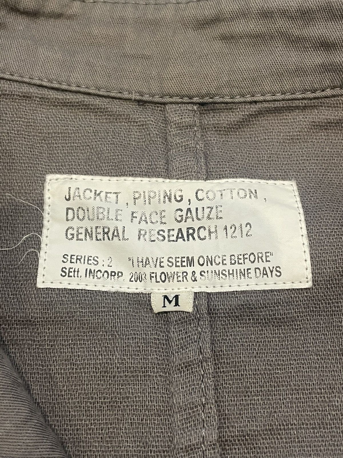 General Research General Research 03 Double Face Gauze Work Jacket Size US M / EU 48-50 / 2 - 5 Thumbnail