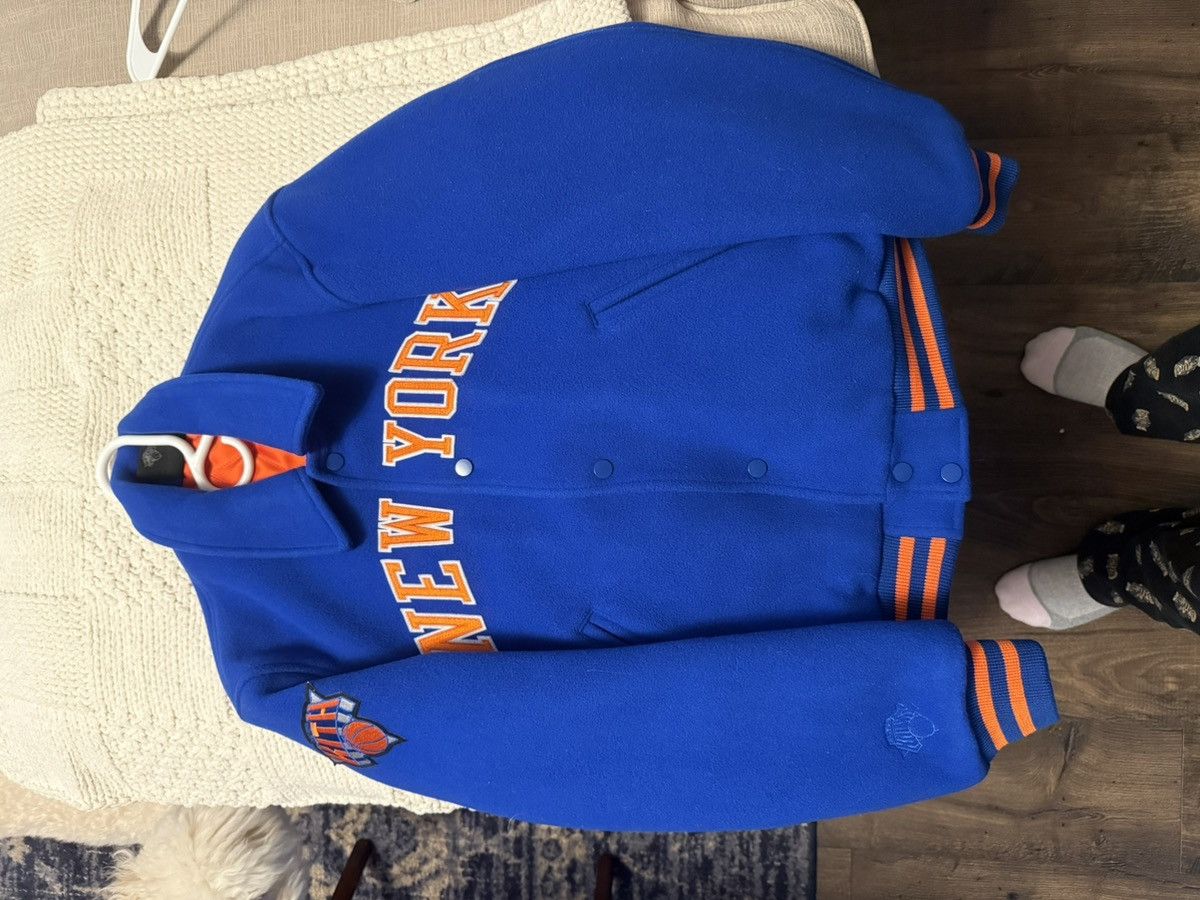 Kith Kith New York Knicks Wool Coaches Jacket Size Xs Royal Blue Size US XS / EU 42 / 0 - 2 Thumbnail