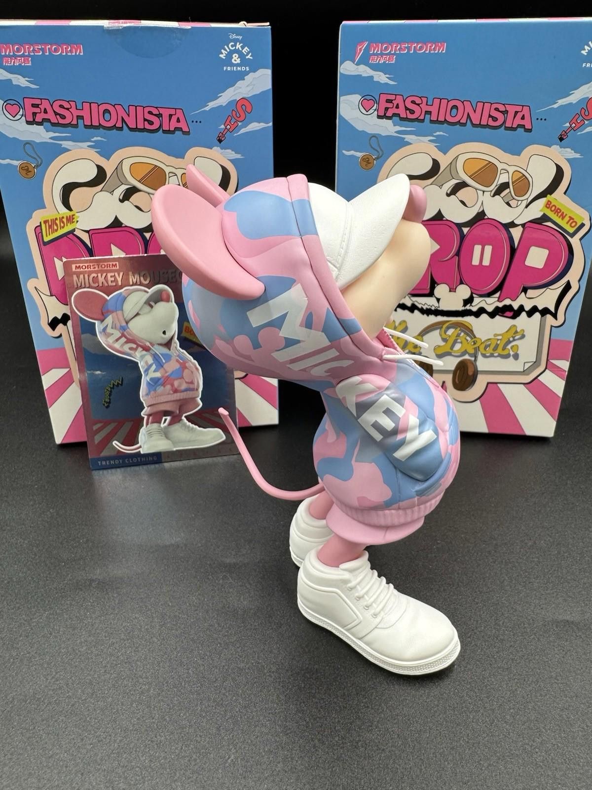 Designer Morstorm Sweatshirt Denim Mickey & Minnie Bundle Figure Art Size ONE SIZE - 7 Thumbnail