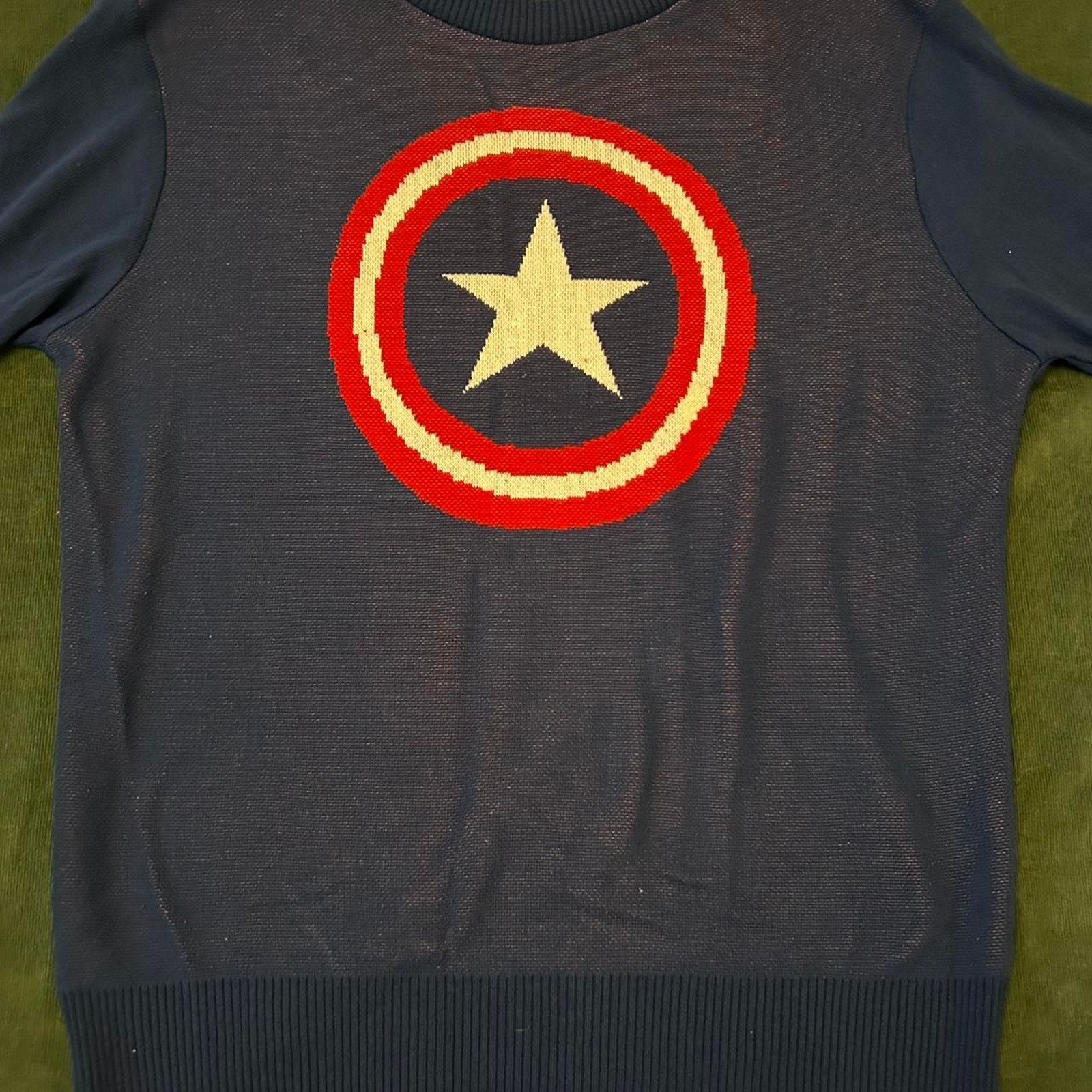 Marvel Comics Captain america grunge long sleeve Size US L / EU 52-54 / 3 - 2 Thumbnail