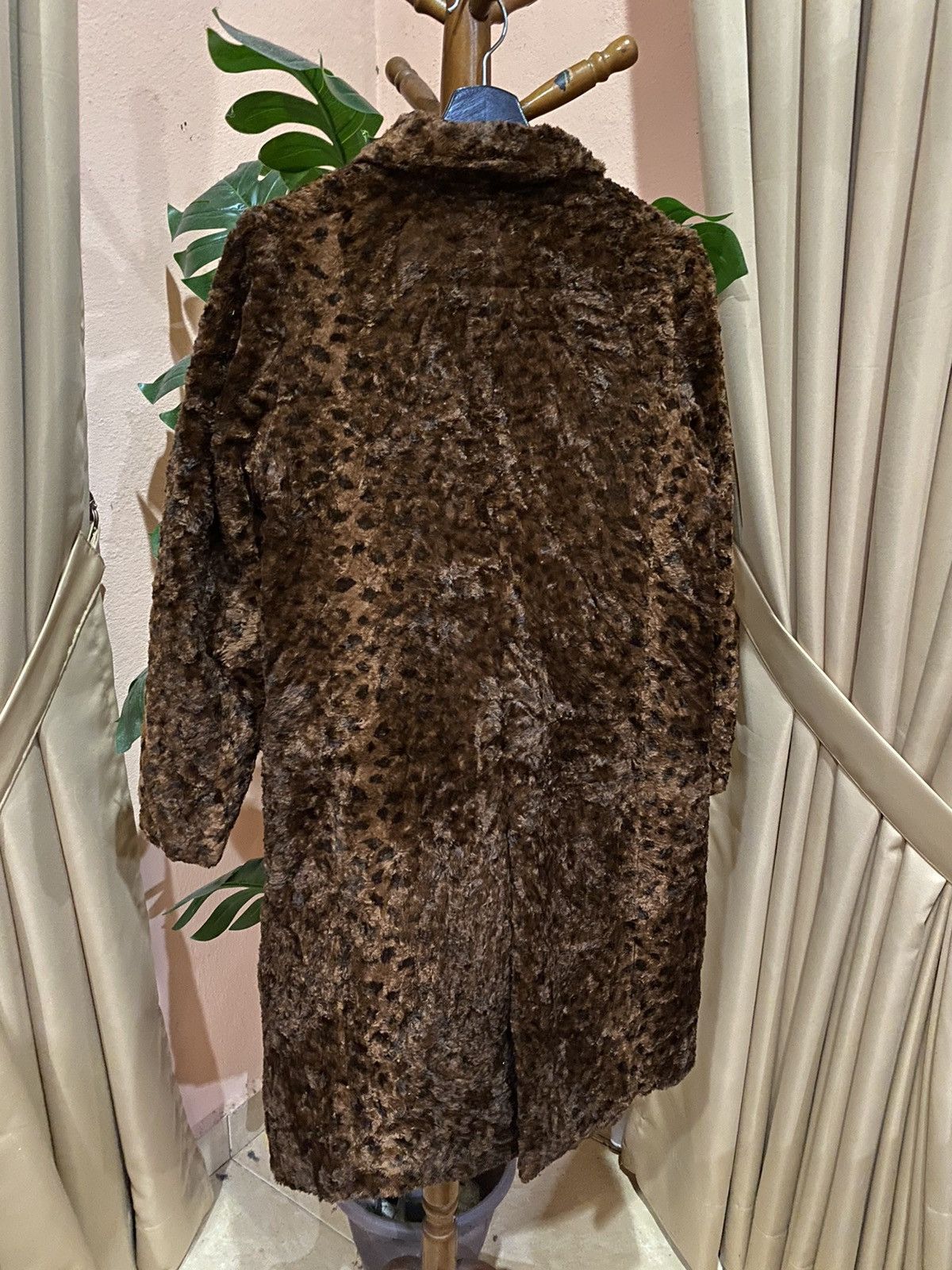 Barneys New York Barney’s New York Vintage Brown Faux Fur Coat Size XS / US 0-2 / IT 36-38 - 11 Thumbnail
