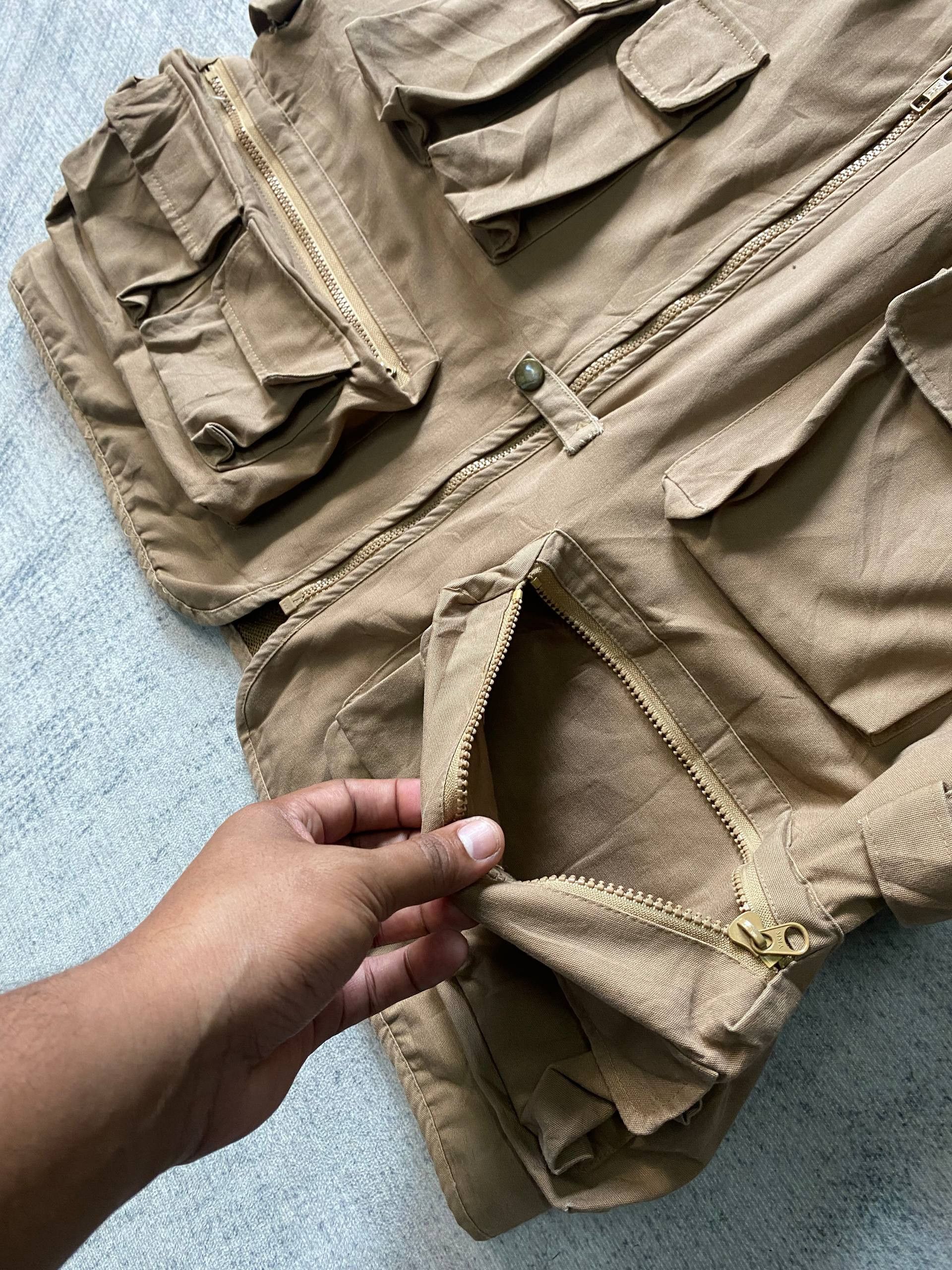 Japanese Brand Rare Tactical Multipocket Outdoor Vest Size US L / EU 52-54 / 3 - 4 Thumbnail