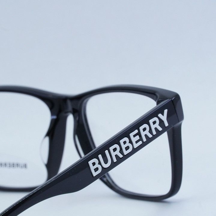 Burberry Burberry BE2393D 3001 Eyeglasses Black 55mm Rectangle Frame Size ONE SIZE - 8 Thumbnail