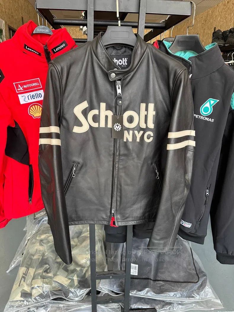 Schott Schott Casual leather clothing Size US L / EU 52-54 / 3 - 2 Thumbnail