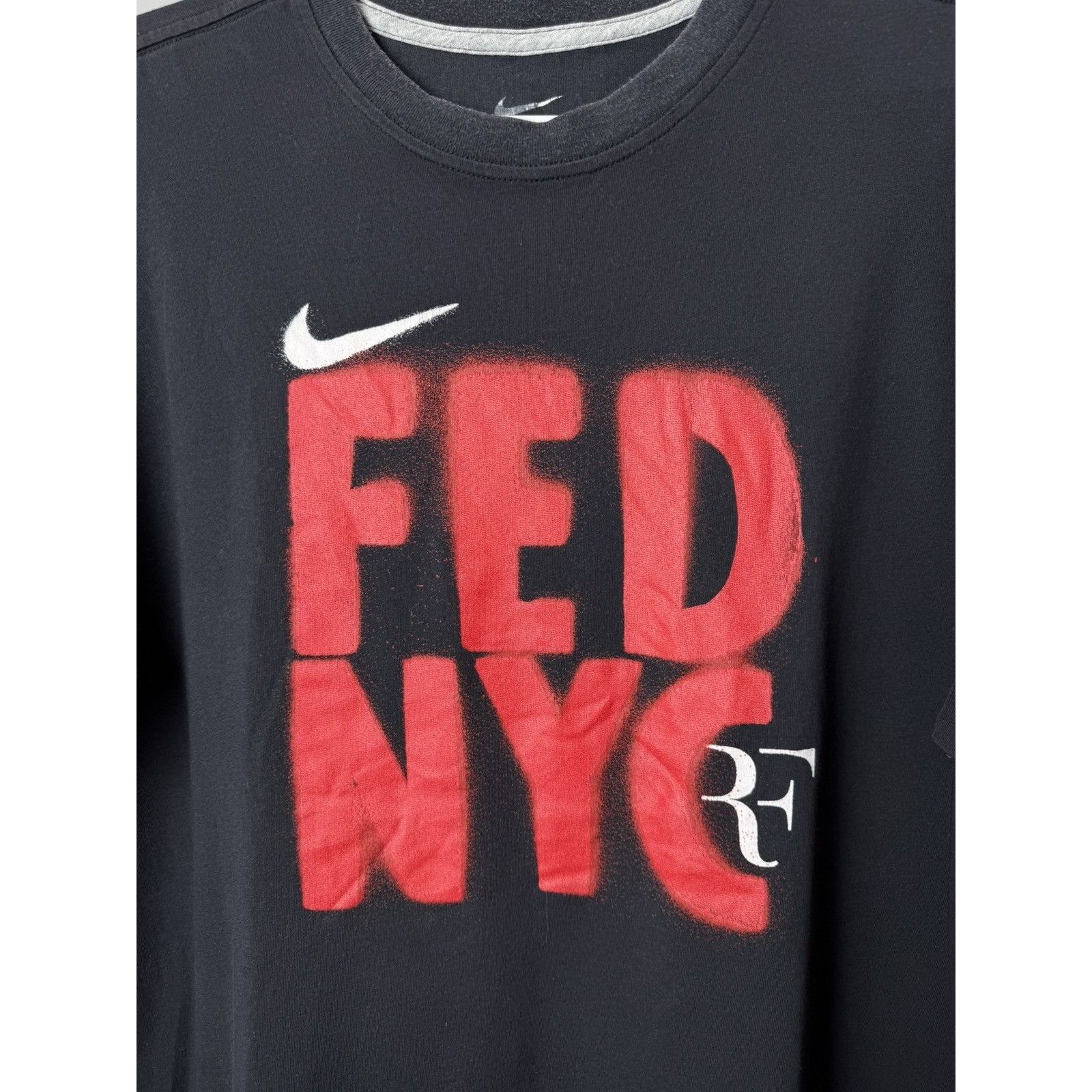 Nike Nike Roger Federer Vintage T Shirt Court Tennis Y2K Size US L / EU 52-54 / 3 - 2 Thumbnail